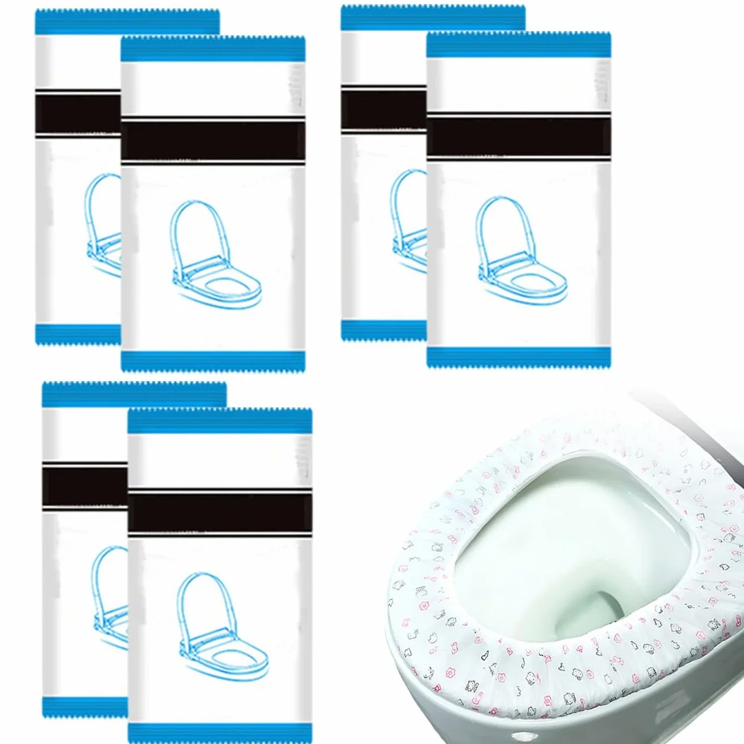 Coprisedile WC Monouso Stampati Doppia Faccia 20 Pezzi per Bambini e Adulti