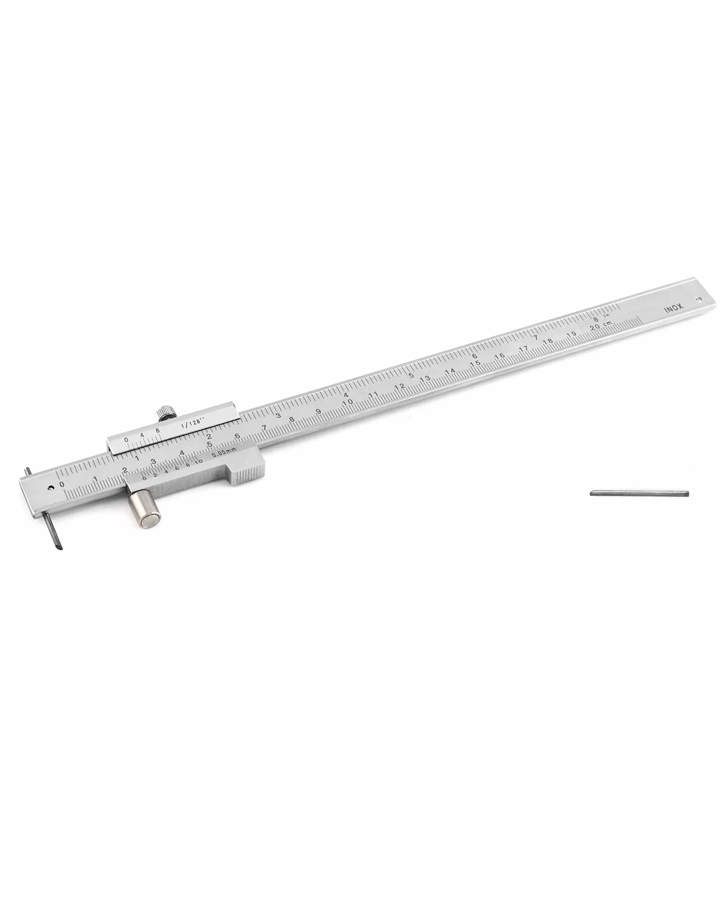 QWORK Calibro a corsoio 0-20 cm acciaio inossidabile strumenti di marcatura
