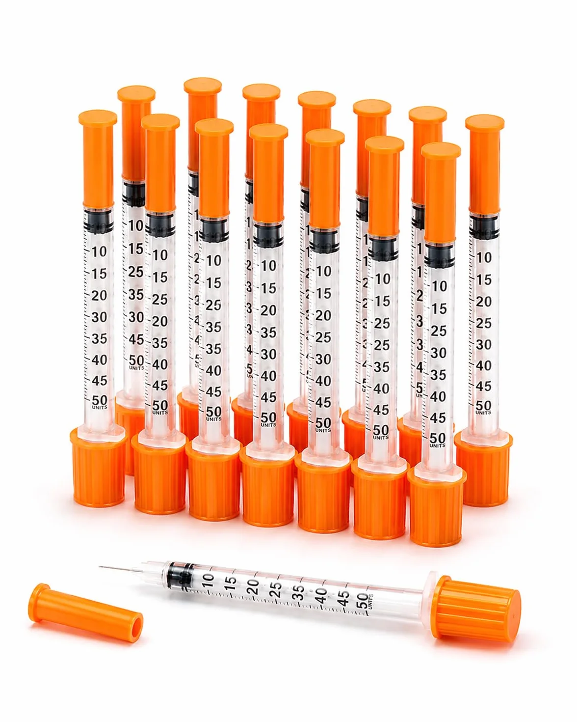 Siringhe monouso in plastica 1 ml 30 g x 8 mm per insulina laboratorio