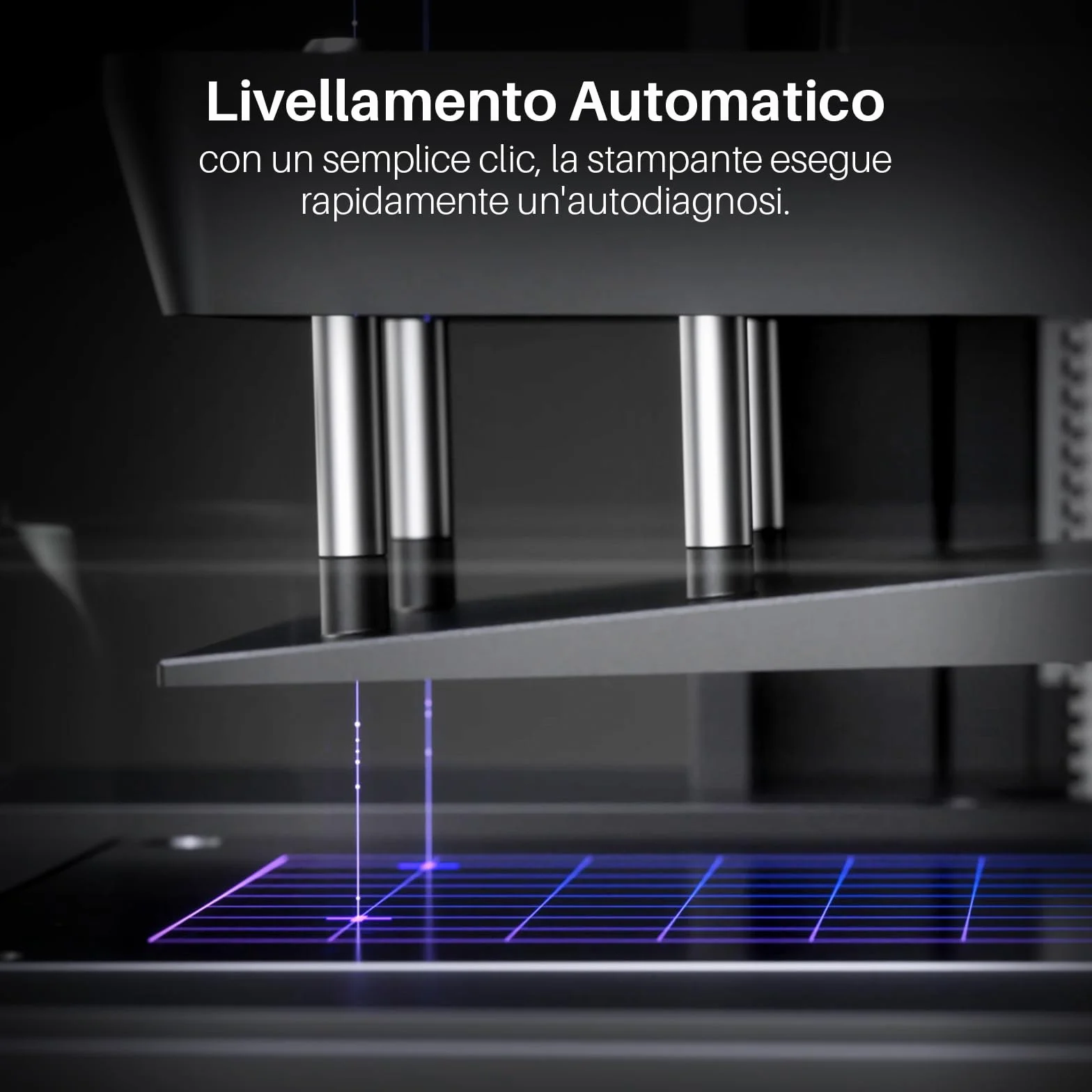 ELEGOO Mars 5 Ultra 9K Stampante 3D Resina,150 mm/h di Stampa ad Alta Velocità, Livellamento Automatico e Rilevamento Intelligenti, Trasferimento WiFi, 153,36 x 77,76 x 165 mm³