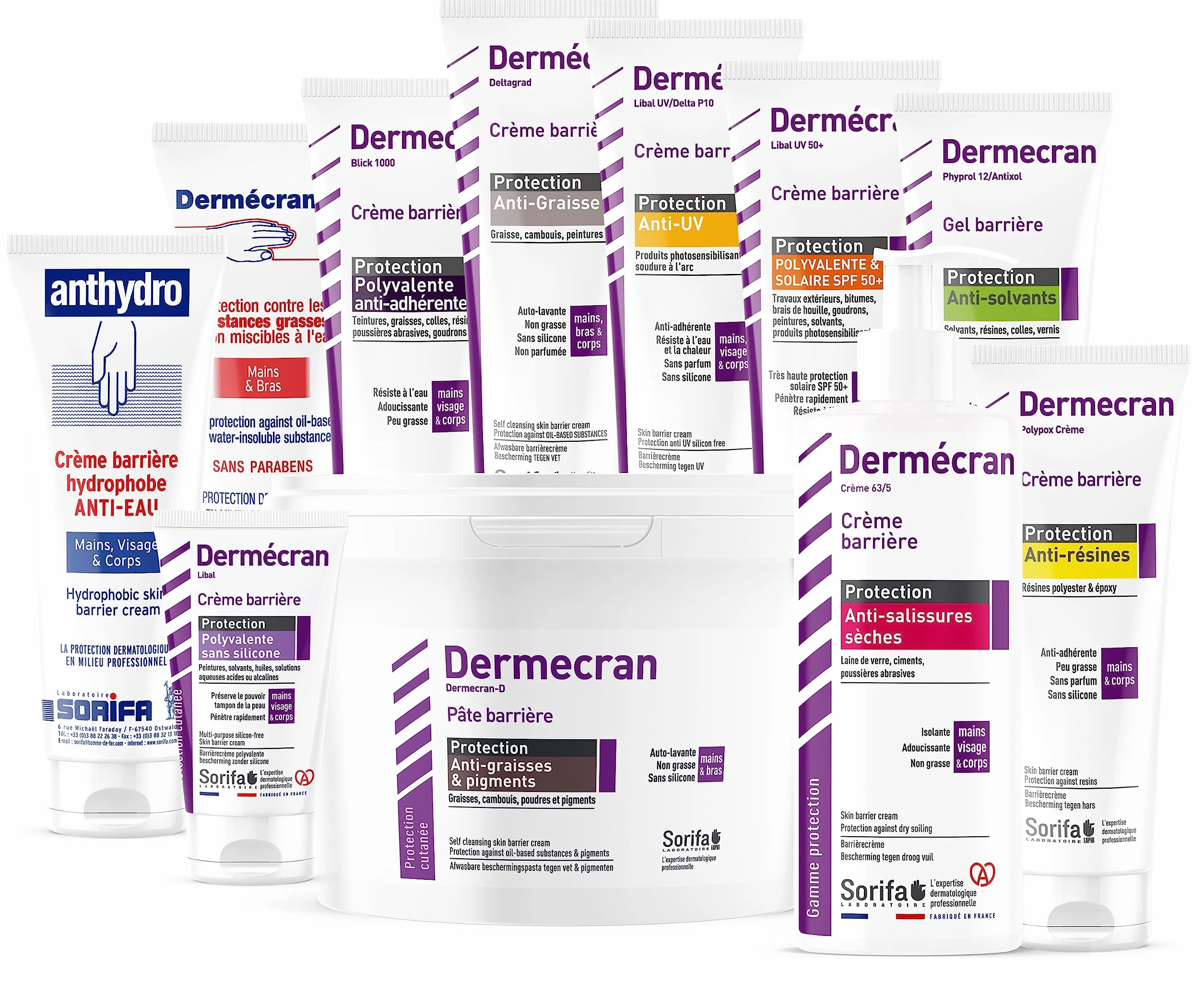 DermScreen Pate di protezione ANTIGRASSO Set di 2 vaso 2 kg