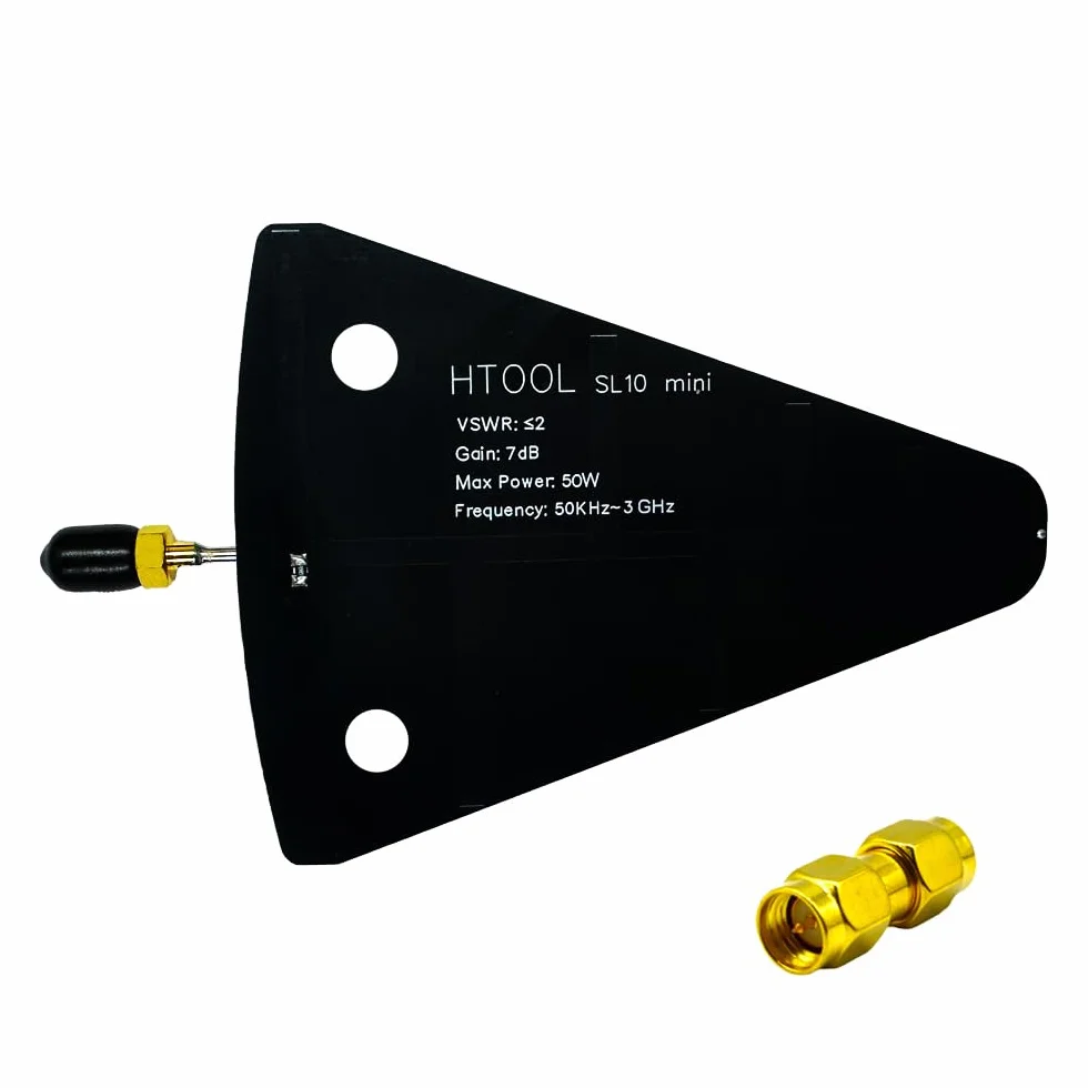 Antenna a banda larga direzionale 50KHz-3000MHz ad alto guadagno Log-Periodic Antenna per test a microonde RF, UWB, EMC, trasmissione radiofonica di monitoraggio/ricezione bidirezionale