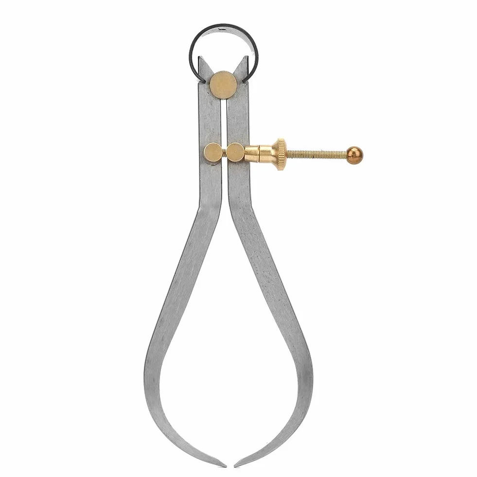 Calibro Esterno a Molla 190mm, Set Divisori per Pinza a Molla per Gambe Boomerang con Raccordo in Rame