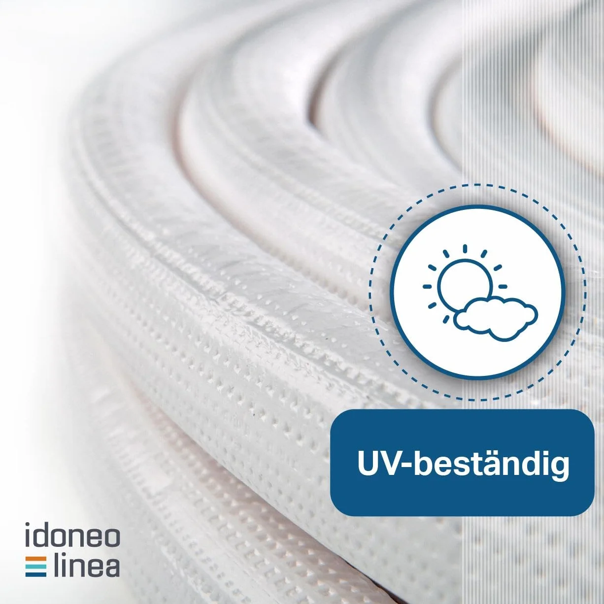 1/4" + 1/2" Tubo del refrigerante in rame pre-isolato, 1m, con dado avvitato, per sistemi di raffreddamento 18000BTU (rame bobinato)