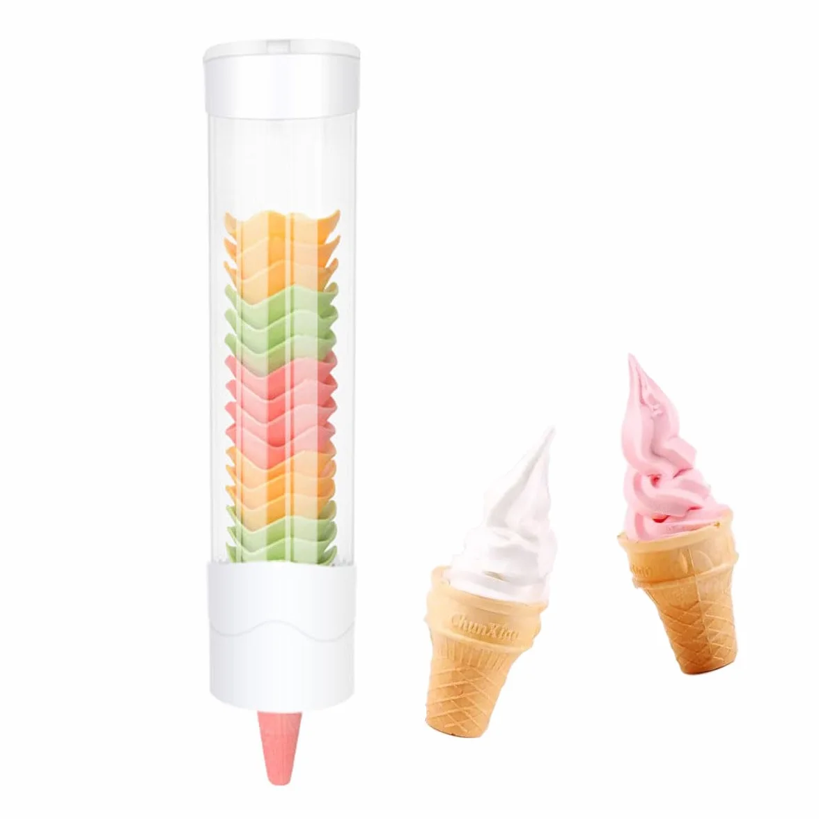 Supporto per coni gelato, supporto per coni per waffle, distributore di coni per uova