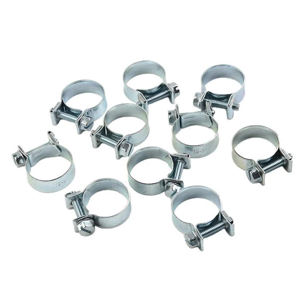 Mini fascette stringitubo acciaio al carbonio 20-22 mm per tubo carburante benzina diesel aria