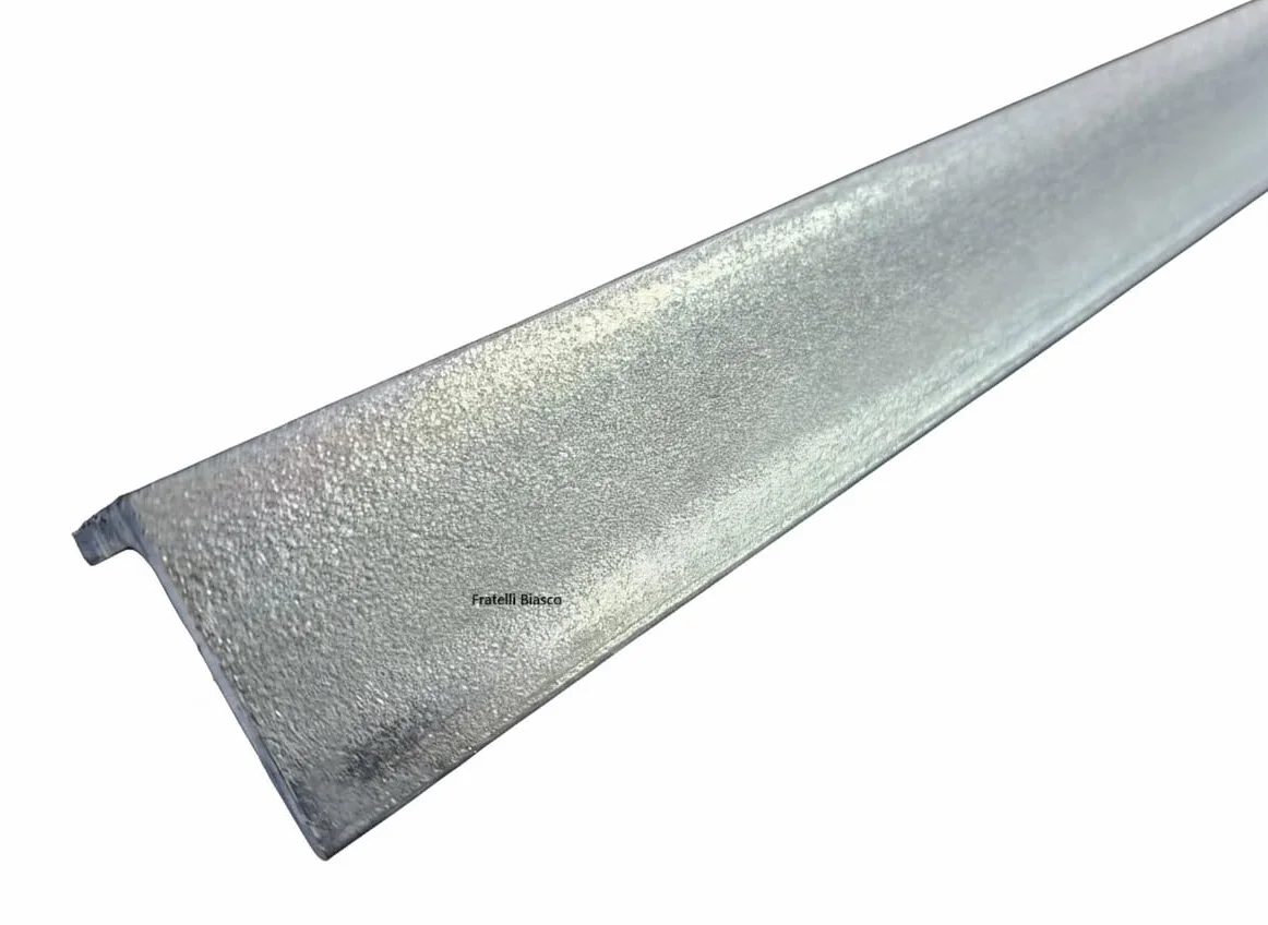Angolare in Ferro Zincato a L - Profilo L Metallo 30x30x3x1000 mm