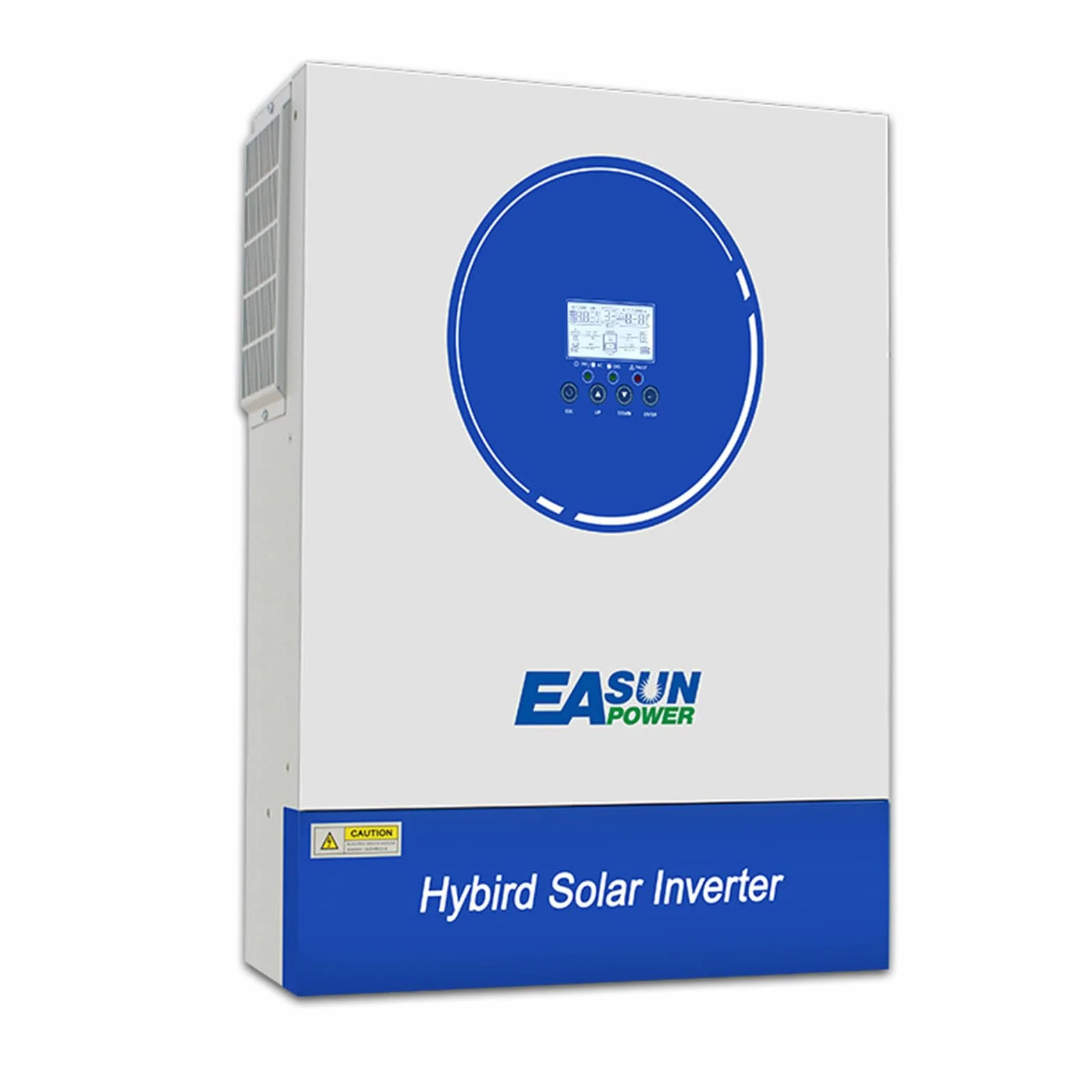 POWLAND 11KW Inverter ibrido 48V, 2 ingressi FV, funziona senza batteria, inverter off-grid a onda sinusoidale pura, FV 60-500VDC, per batterie al piombo e al litio 48V, con modulo WiFi (SMG 11KP)