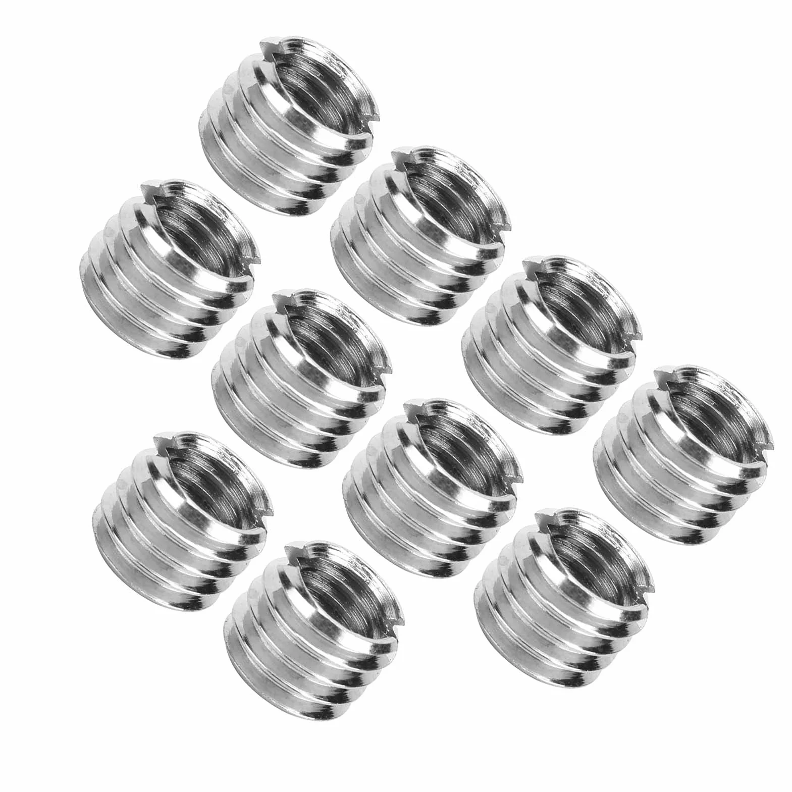 Inserti Filettati M6 M8 Lunghezza 6MM Acciaio Inossidabile Dado Riduttore Hardware Fastener