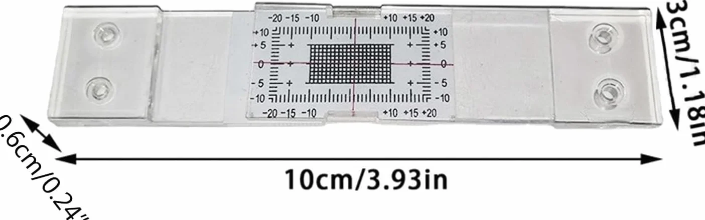 Crack Gauge Monitor Manuale per Misurazione Lesioni e Crepe Muratura 3 Set