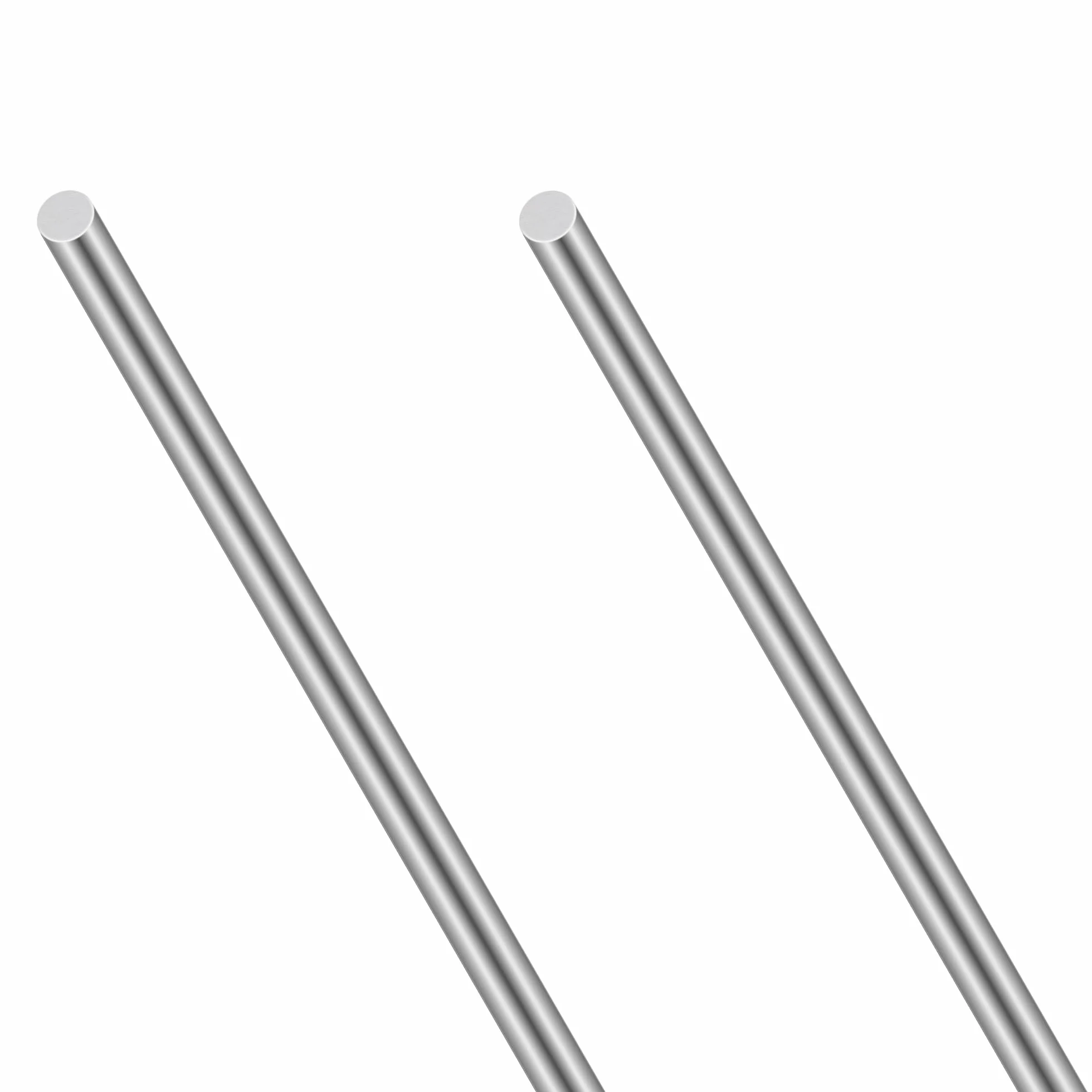 Barre in acciaio inossidabile 304 10mm x 200mm massiccio rotonde 2 pezzi per fai da e artigianato