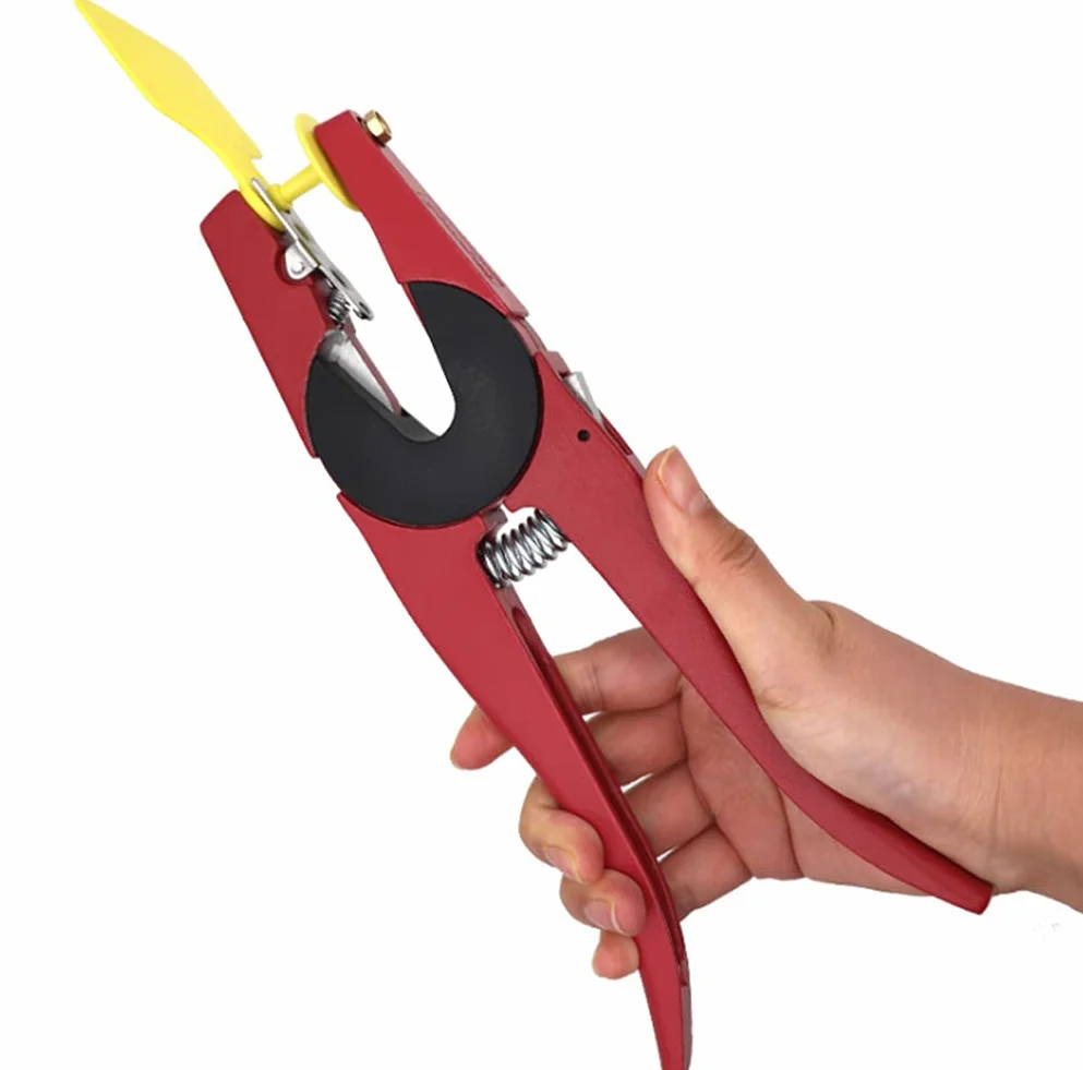 Pinza Applicatrice per Marche Auricolari per Ovini – Strumento di Identificazione Animali da Allevamento per Capre, 23 cm