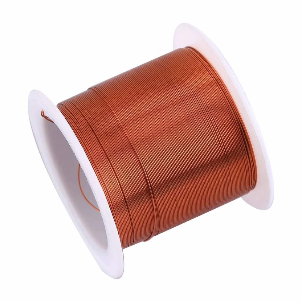 Filo di rame smaltato, 0,3 mm 40 m Filo di Bobina di Rame Smaltato, per Bobina Magnetica Altoparlante Trasformatore Motore