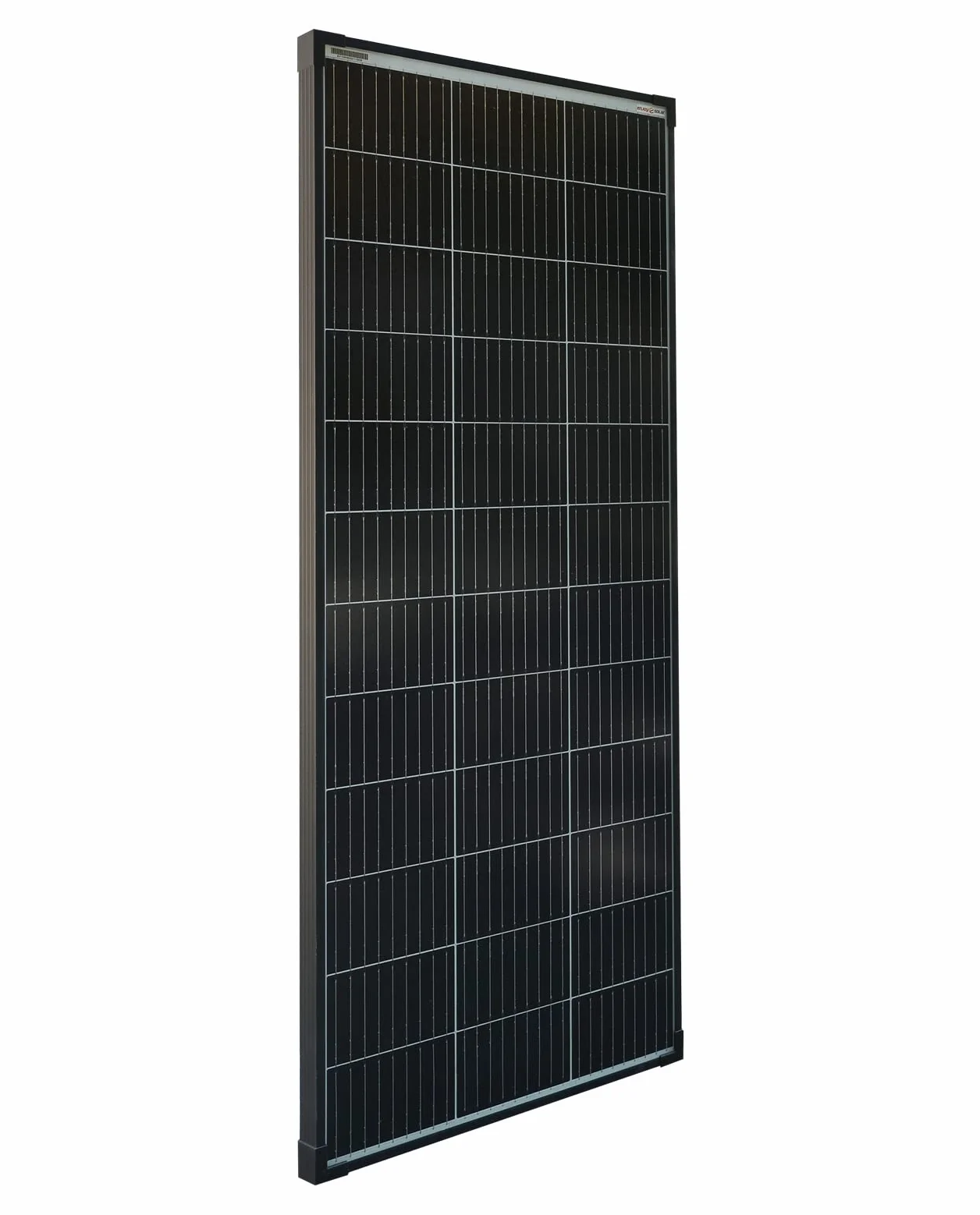 enjoy solar® Modulo Solare Monocristallino 200W 12V, PERC 9BB – Ideale per camper, impianti da balcone, casette da giardino, barche (Cornice Nera)