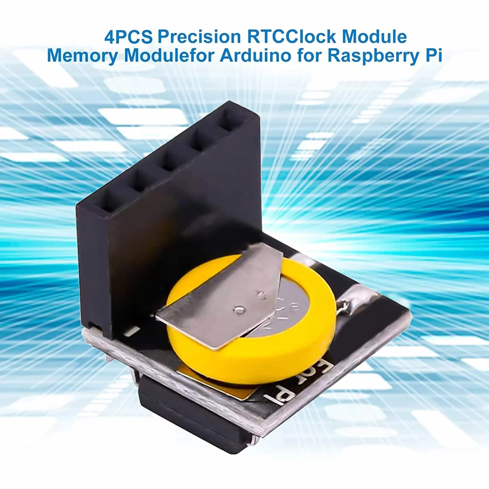 ARCELI 4pcs ad Alta precisione modulo di Memoria Orologio RTC per Arduino Raspberry Pi