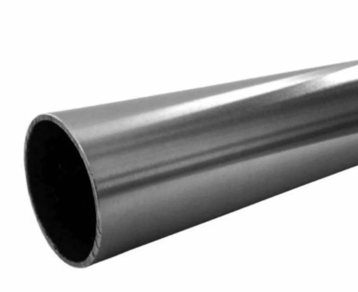 Tubo per asse, tubo rotondo in acciaio, diametro esterno 42 mm, lunghezza 300 mm (30 cm), spessore 2 mm, acciaio grezzo, lega, argento, tubo da costruzione, profilo cavo