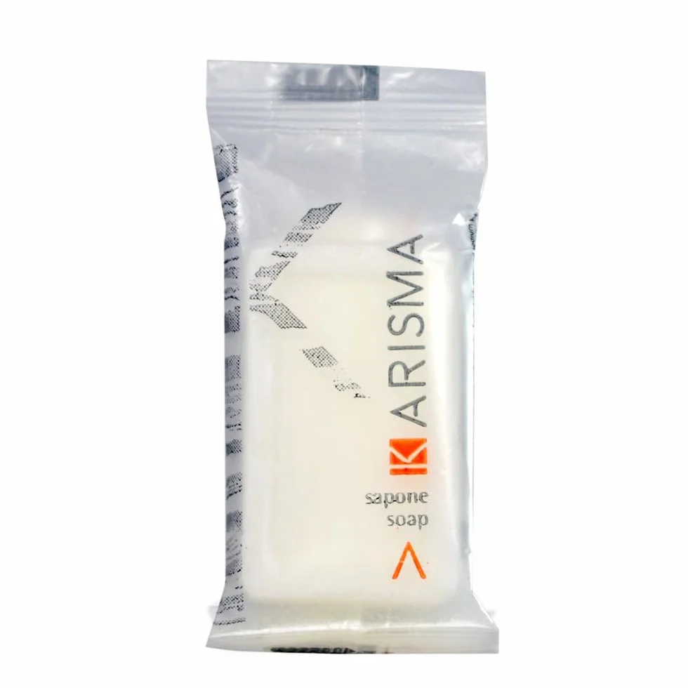Saponetta monouso 10 gr forma ovale bianco Kit hotel set da viaggio Confezione 100 pz