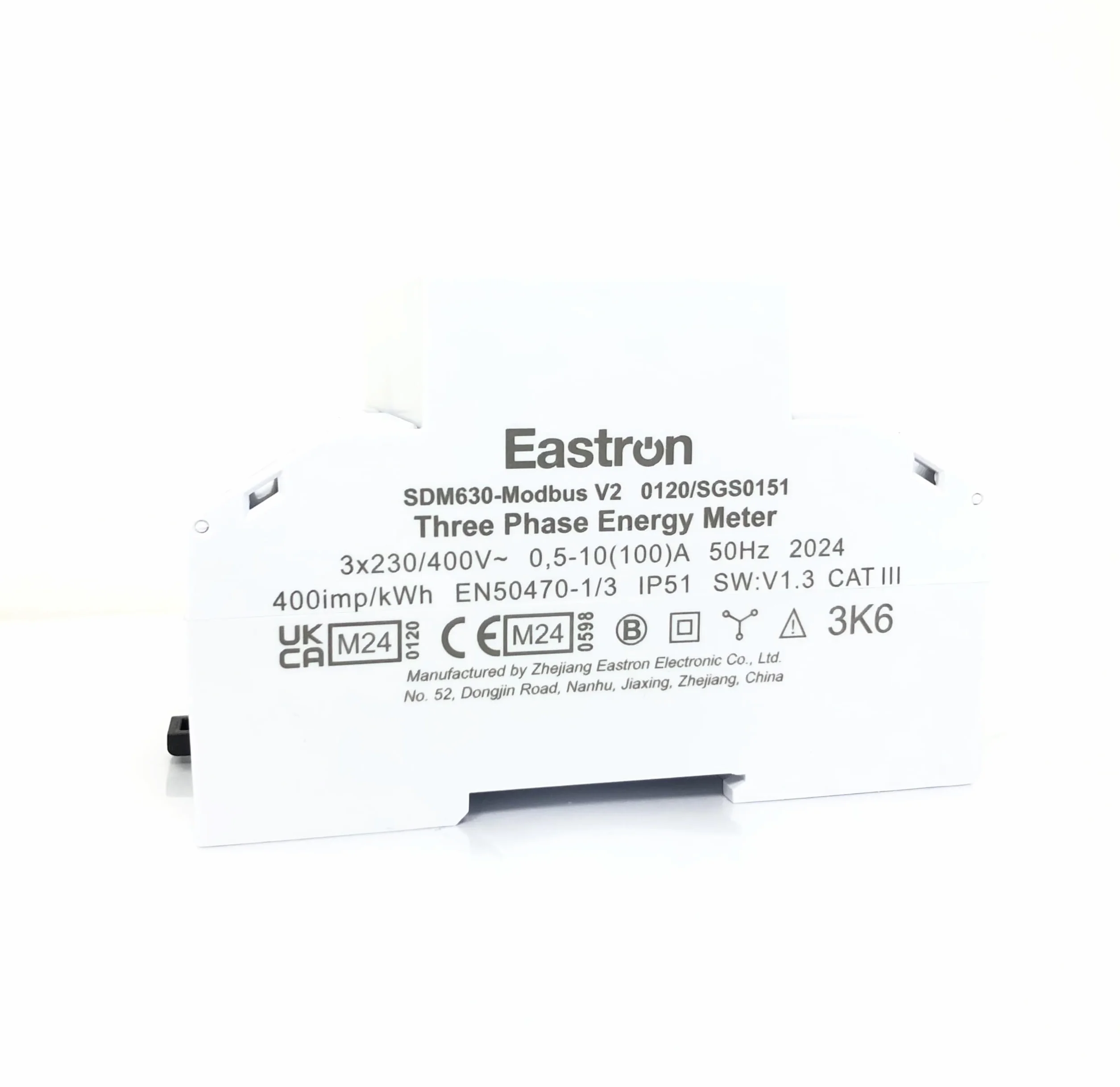 Eastron SDM630 Modbus V2 MID Misuratore di Energia Monofase/Trifase AC 400V Digitale 100A certificato MID