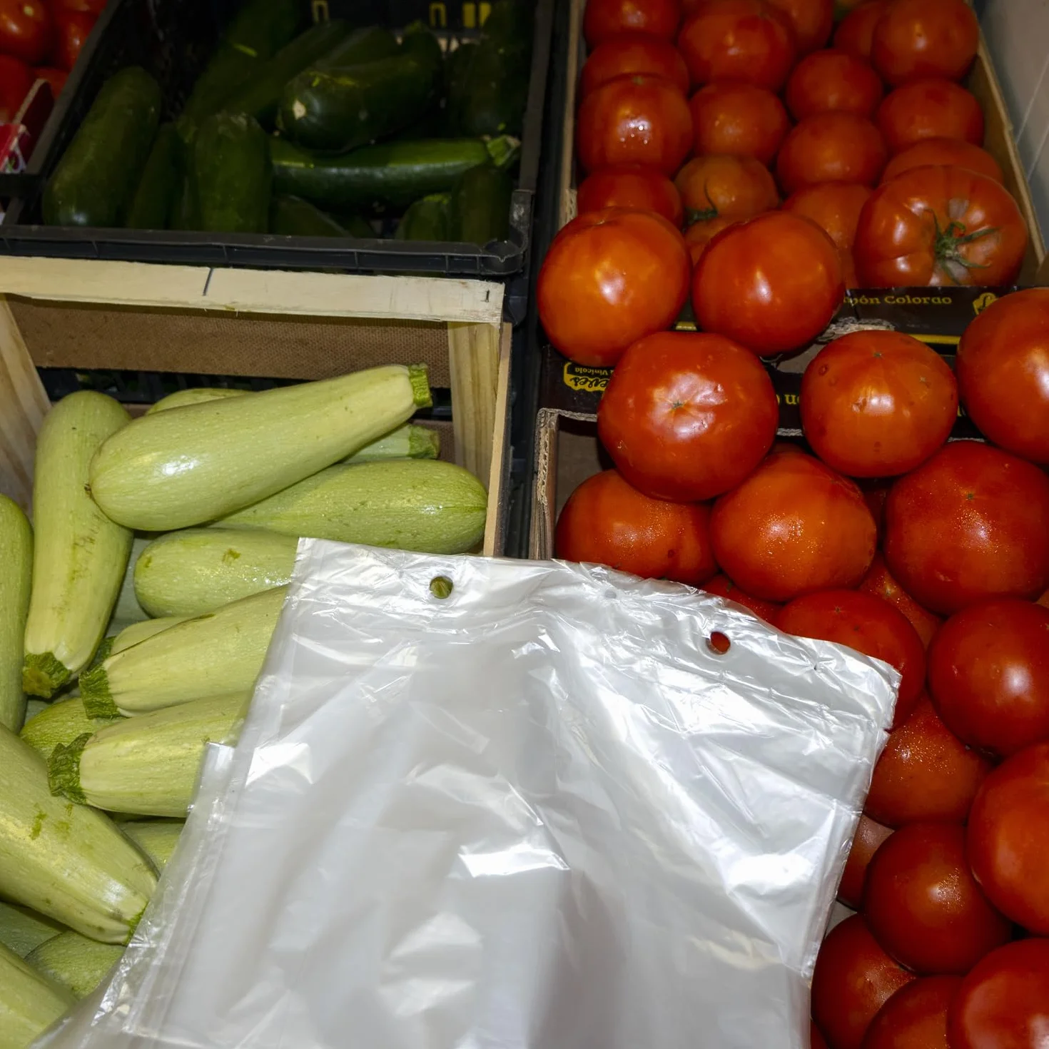 Zenic | Sacchetti Plastica Trasparenti Senza Manico In Blocco | 30 × 40 Cm | Per Frutta, Verdura, Carne E Pesce | Ideali Per Banchi Di Mercato, Conservazione Degli Alimenti E Adatti Al Congelamento