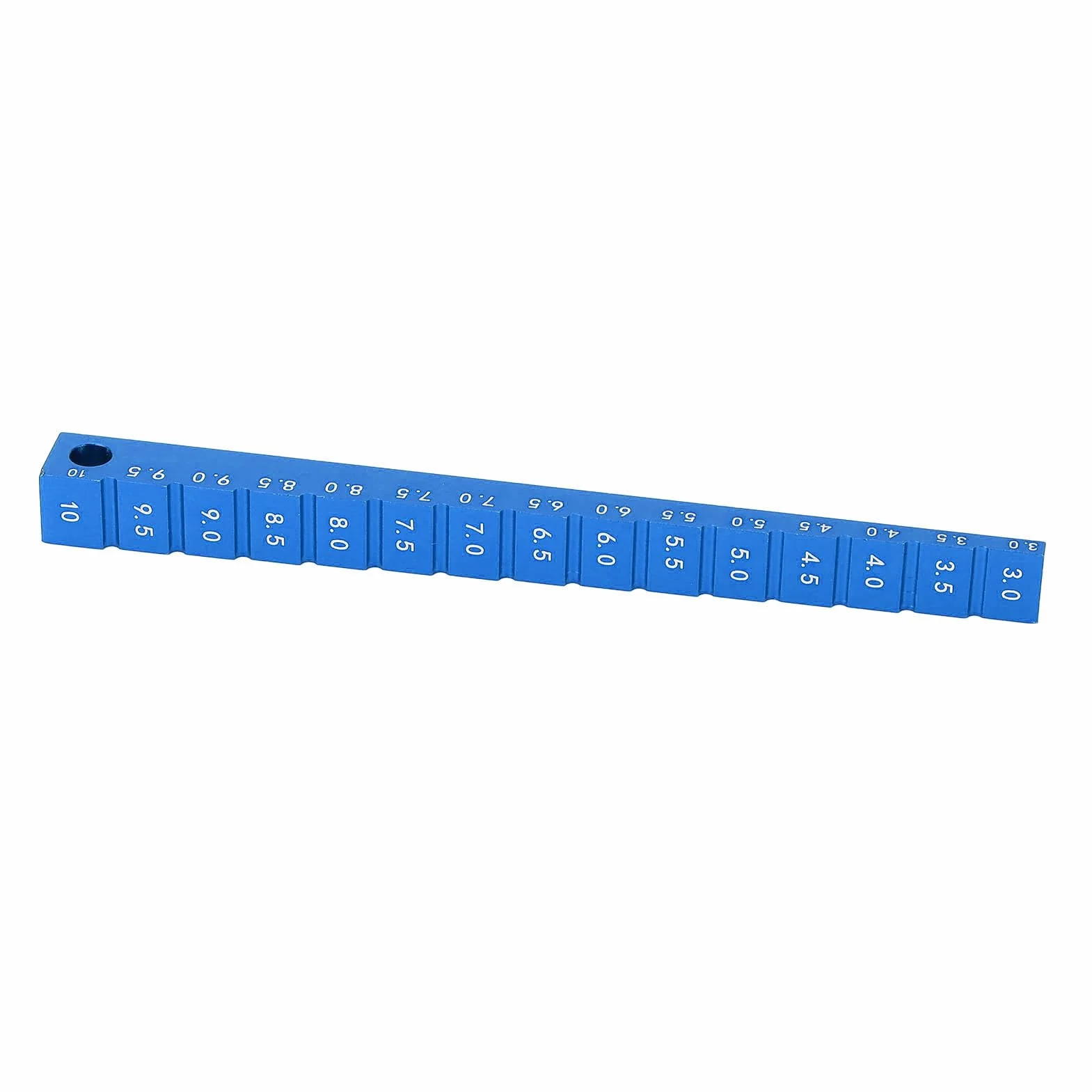 Misuratore di Altezza di Marcia, Accessori per Misuratore di Caduta per Auto RC da 3-10 Mm in Lega di Alluminio per Auto da Drift 1/10 RC (Blu)