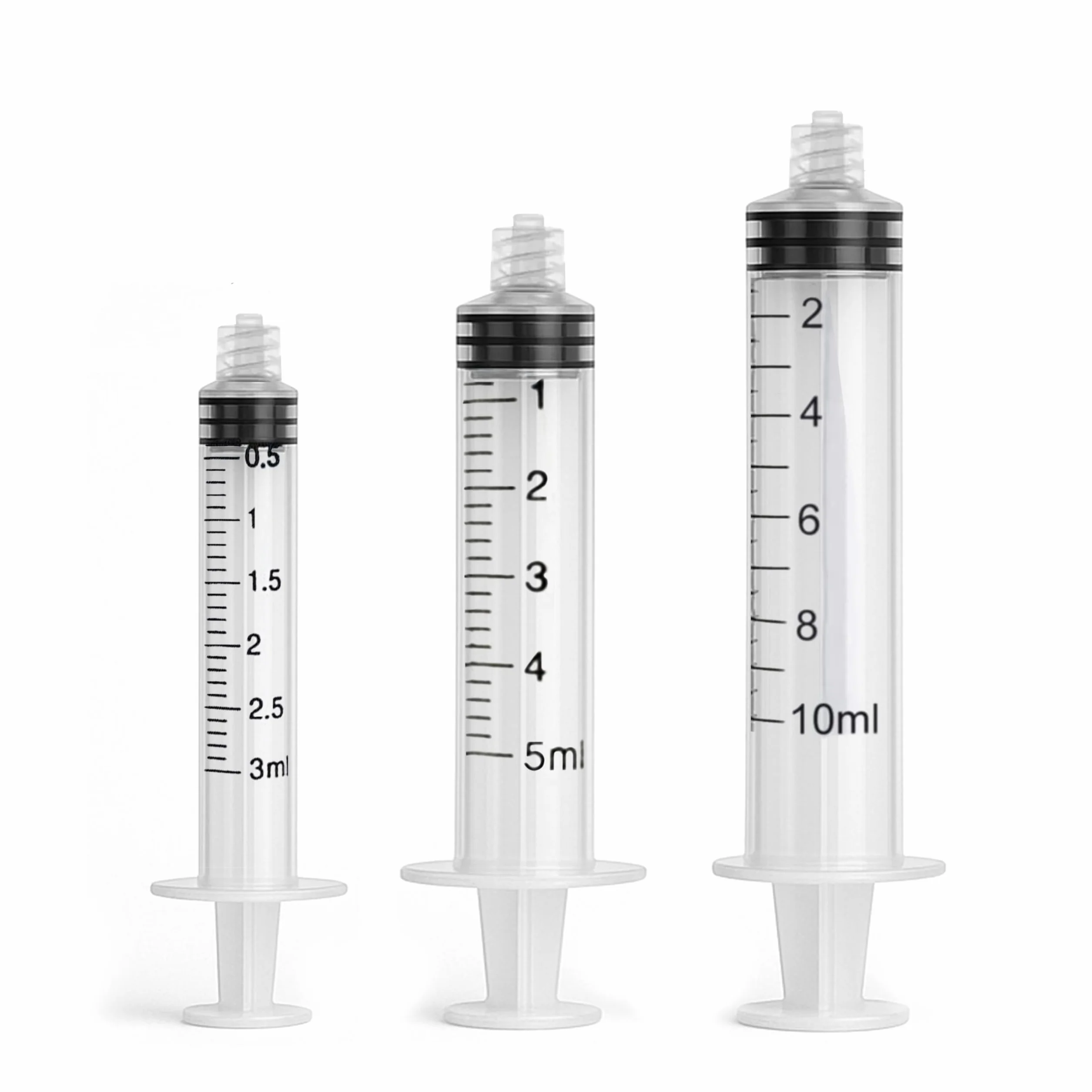 Siringhe monouso sterili 3 ml LUER LOCK 100 pezzi - Siringa sterile senza ago cono centrale M+D