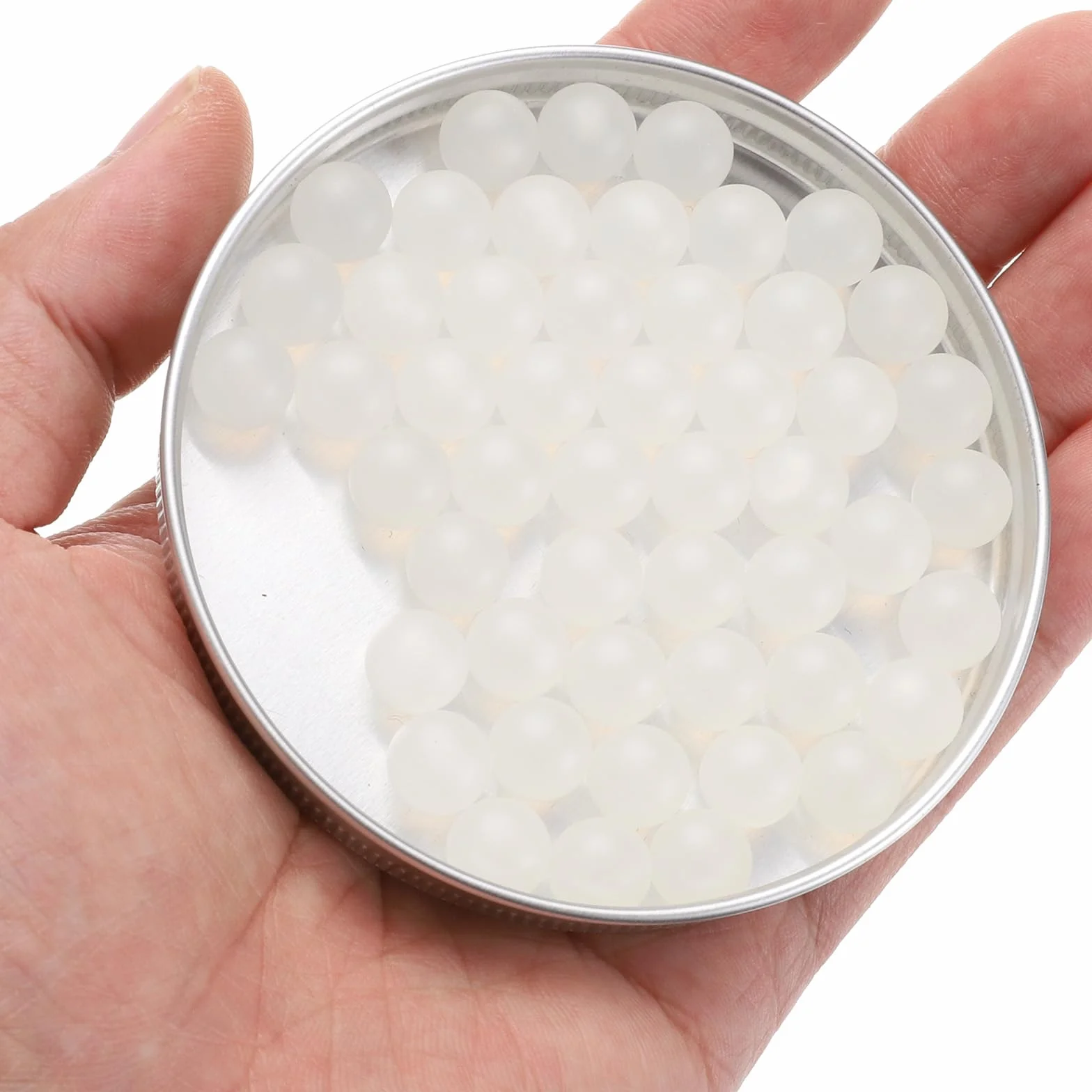 QUARKZMAN 50pz PP Plastica Cuscinetti Sferici 3/8" 9,525mm Solido Plastica Sfere G1 Precisione Mini Sfere