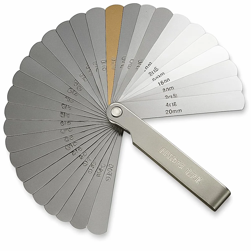 Spessimetro Valvole di Precisione 32 Lame Acciaio Inossidabile 0.04-0.88mm Strumento di Misura Metrici Imperiali