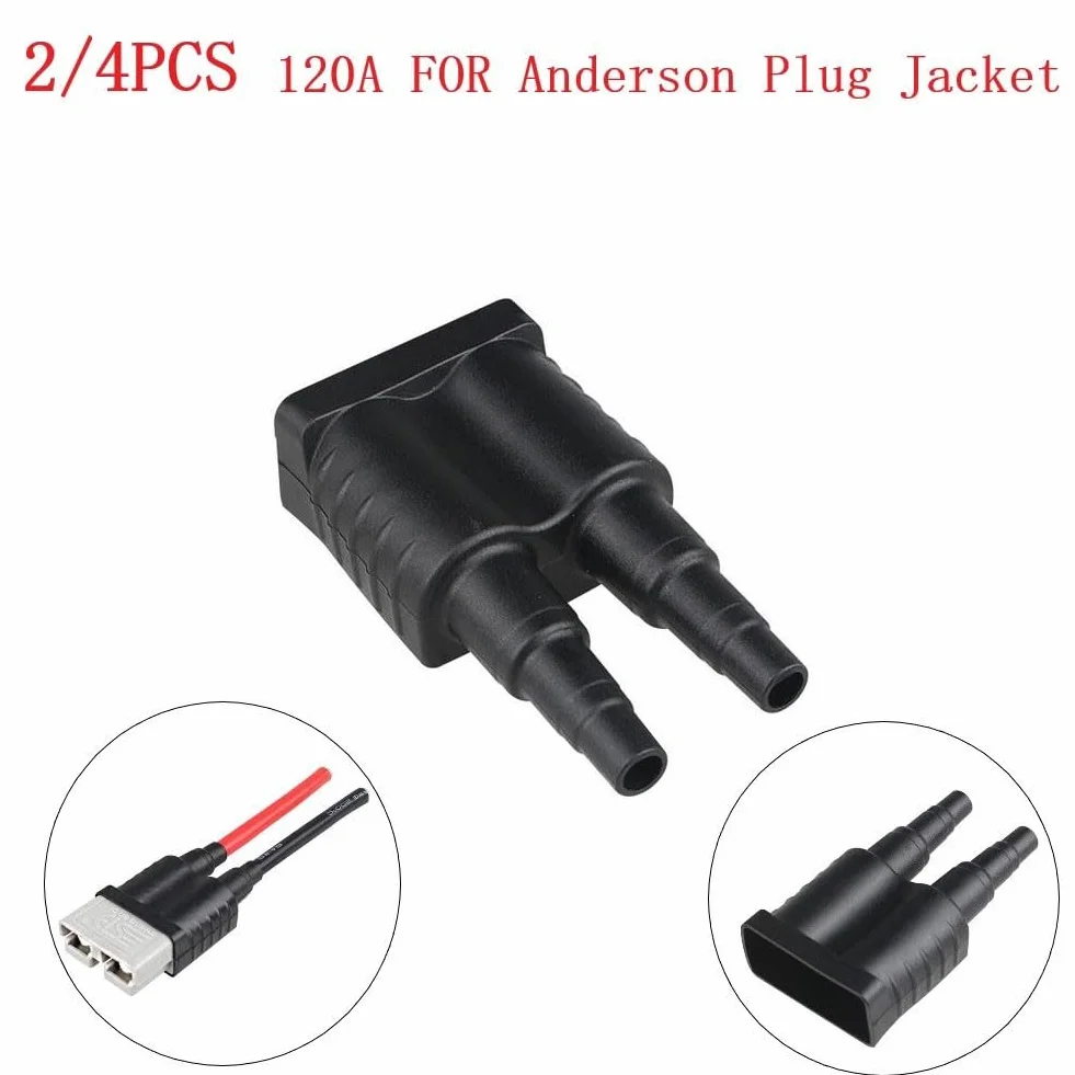Guaina antipolvere impermeabile nera per connettore Anderson 120A (2 pezzi)