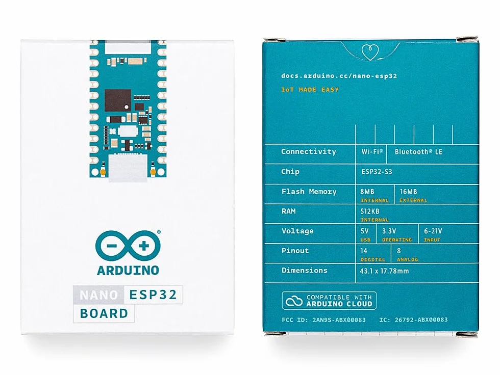 Arduino Nano ESP32 Scheda compatta con ESP32 integrato WiFi Bluetooth IoT