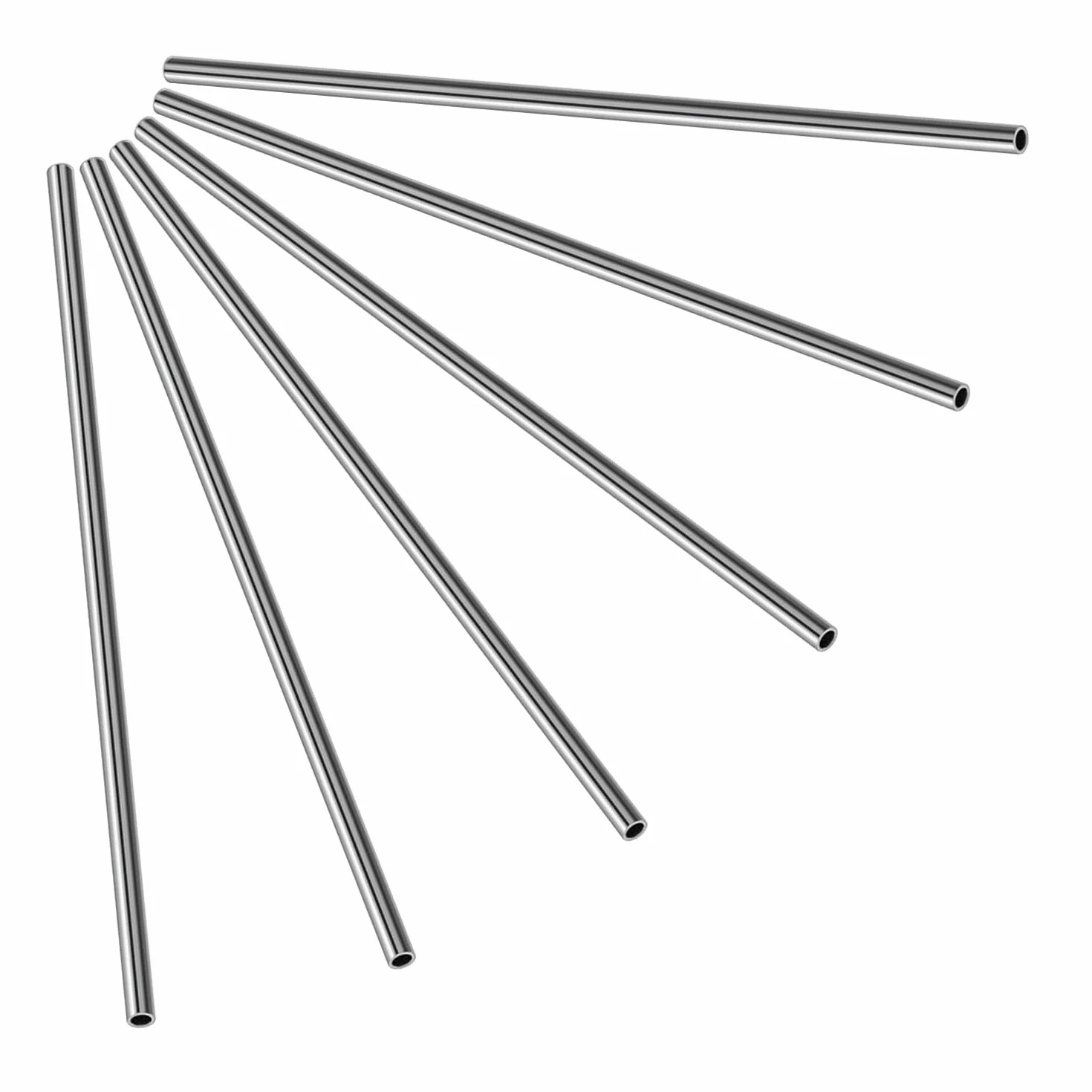 Tubo in Acciaio Inox Ø4mm (5/32") V2A Lunghezza 300mm 6 Pezzi