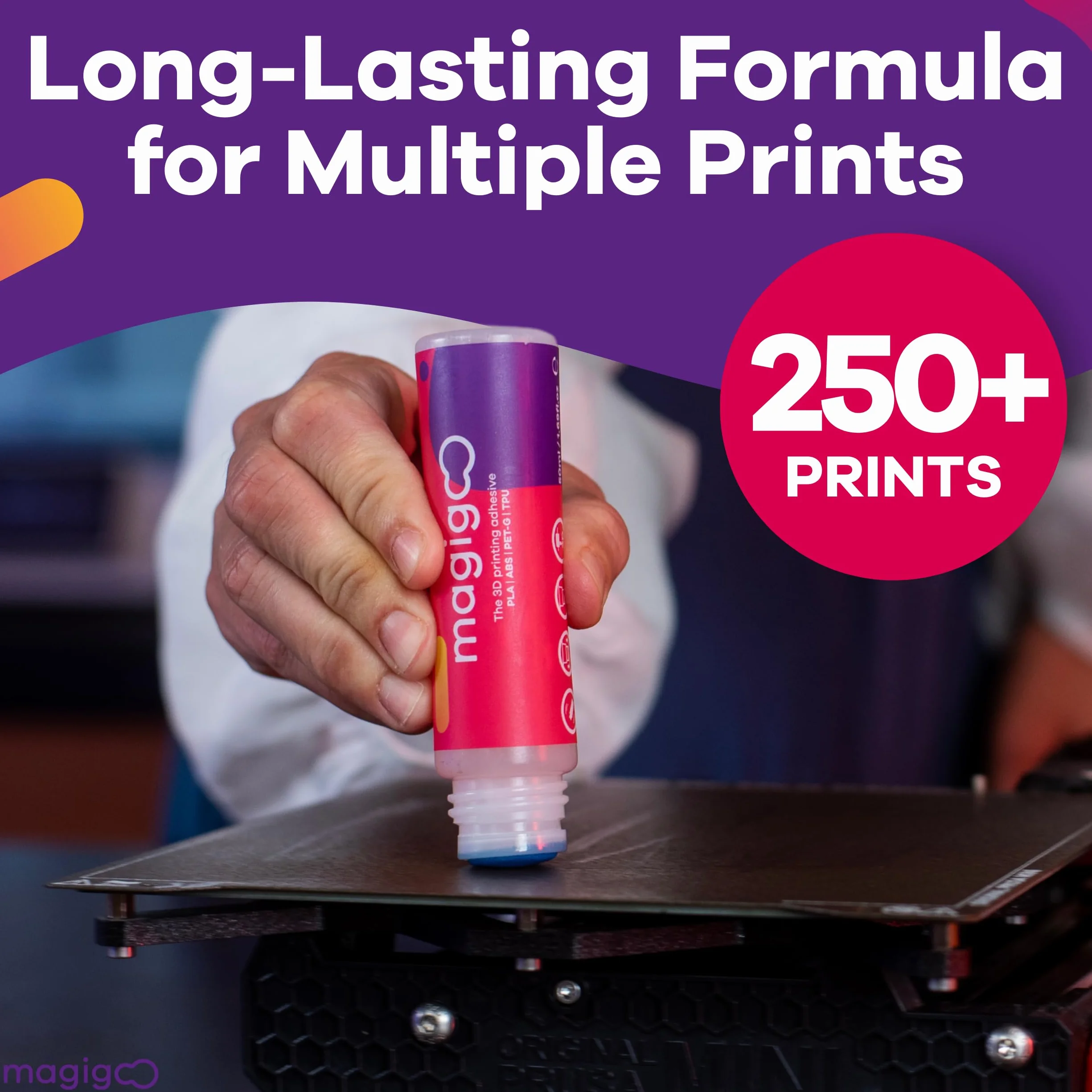 Magigoo, adesivo per stampa 3D all-in-one, 1.75 mm, 85 g, 1 unità, MO2016, Incolore, Termoplastica