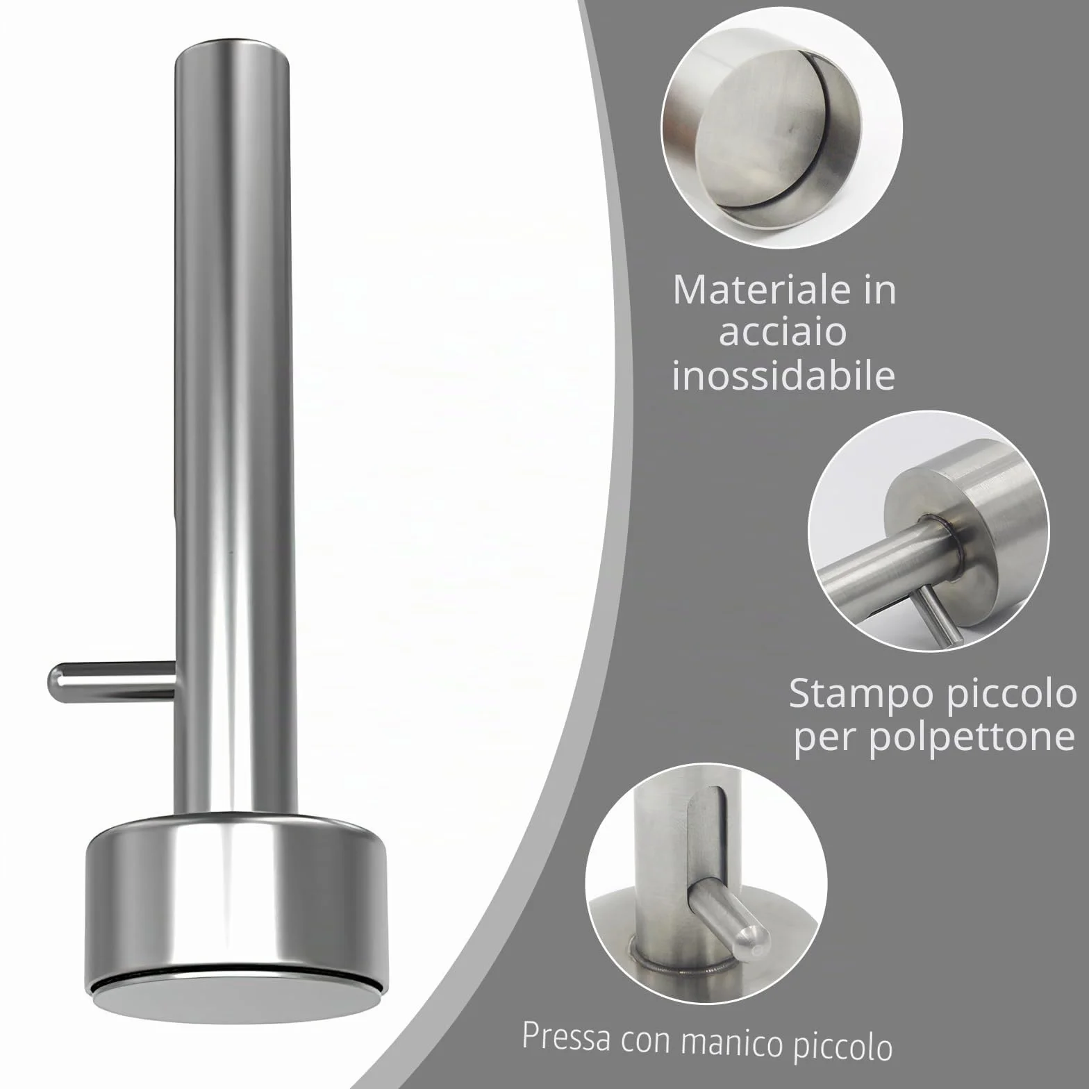 Falafel Portionierer, Pala Maker Scoop, non adesivo, Baller Tool, Former per deliziose palline di falafel e polpette di carne e utensili da cucina
