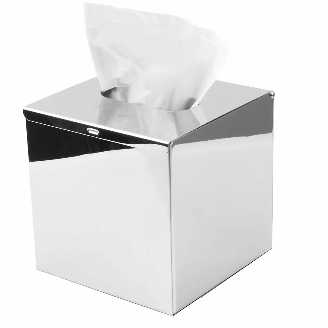 acciaio della scatola del tessuto del supporto specchio quadrato portatovaglioli kleenex bagno organizzatore supporto
