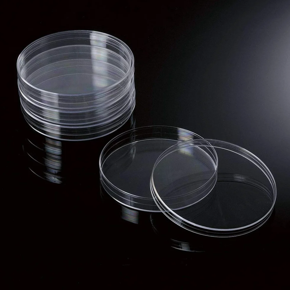 20 Pcs Plastica Piastra di Petri,Set Di Piastre Di Petri In Plastica Sterile Da(90 mmx15 mm) Con Coperchio,Ventilate Fornito Con 20 Pipette Di Trasferimento In Plastica(3ml)