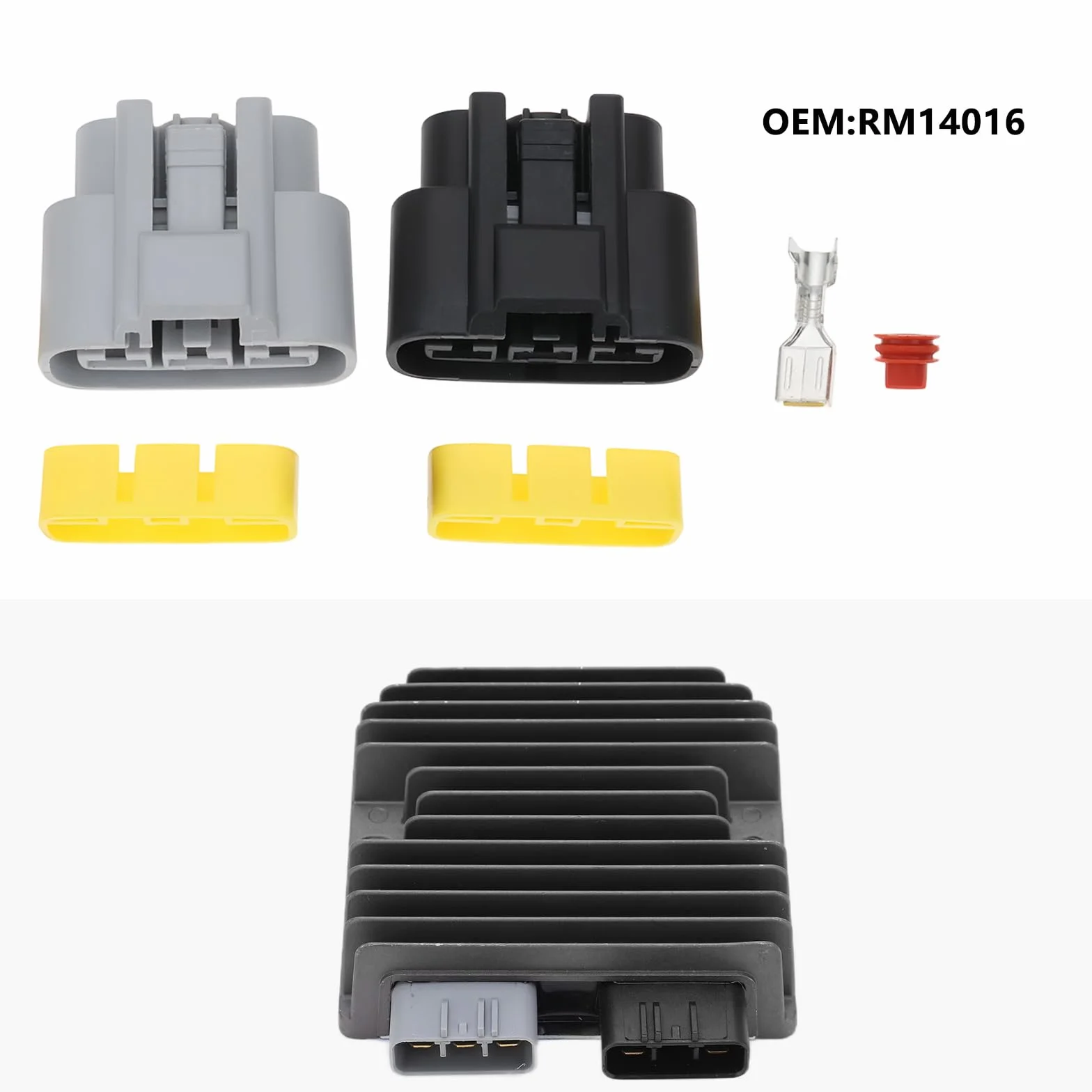 Zestaw Kit Connettore Regolatore Raddrizzatore 3Pin RM14016 Compatibile Shindengen MOSFET FH020AA FH012AA SH847
