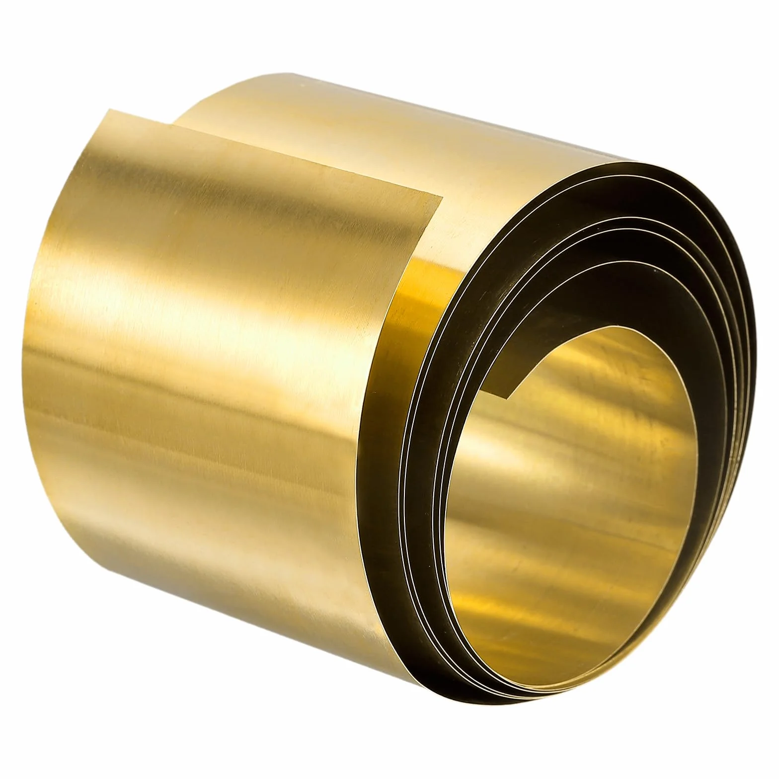 QUARKZMAN Rotolo Foglio Ottone 2000mm x 50mm x 0,2mm - Lamina Strip per Artigianato Elettrici Riparazioni Messa a Terra