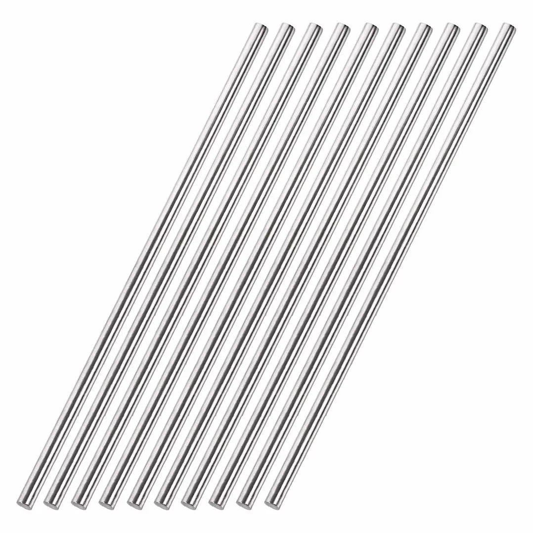 Asta rotonda in acciaio inox 304 5 mm x 300 mm 10 pezzi