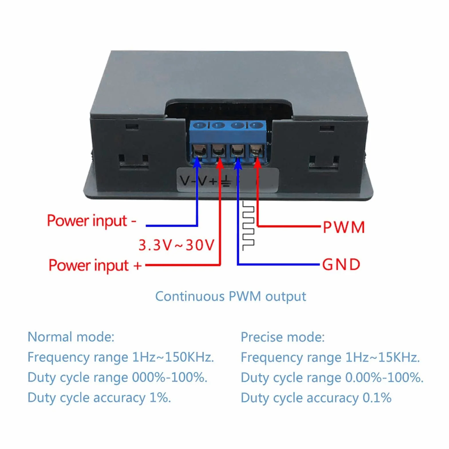 Generatore di Segnali a Onda Quadra Generatore di Segnali a Onda Quadra, Modulo di Impulsi PWM Modulo Regolabile in Frequenza PWM Generatore di Segnali a Onda Quadra Frequenza di