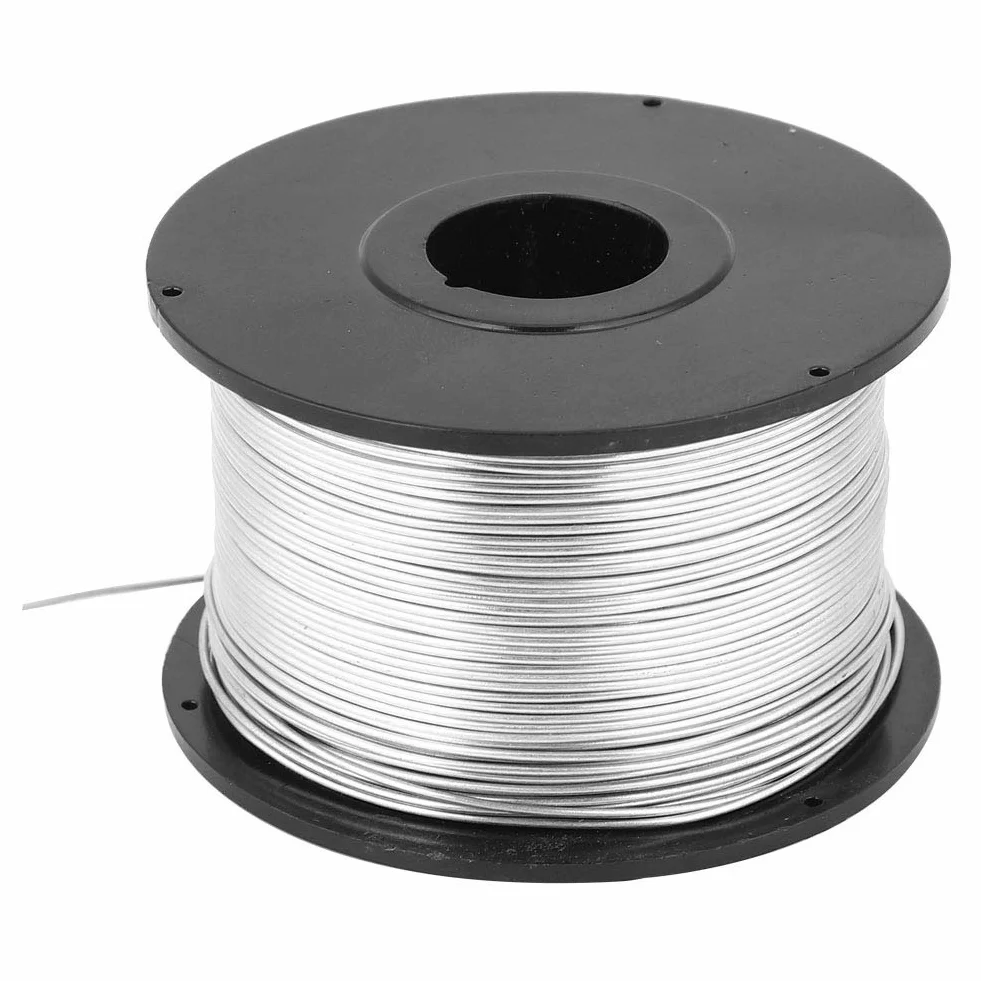 Filo di acciaio 110 m 0,8 mm per legatrice automatica cemento armato 4 pezzi