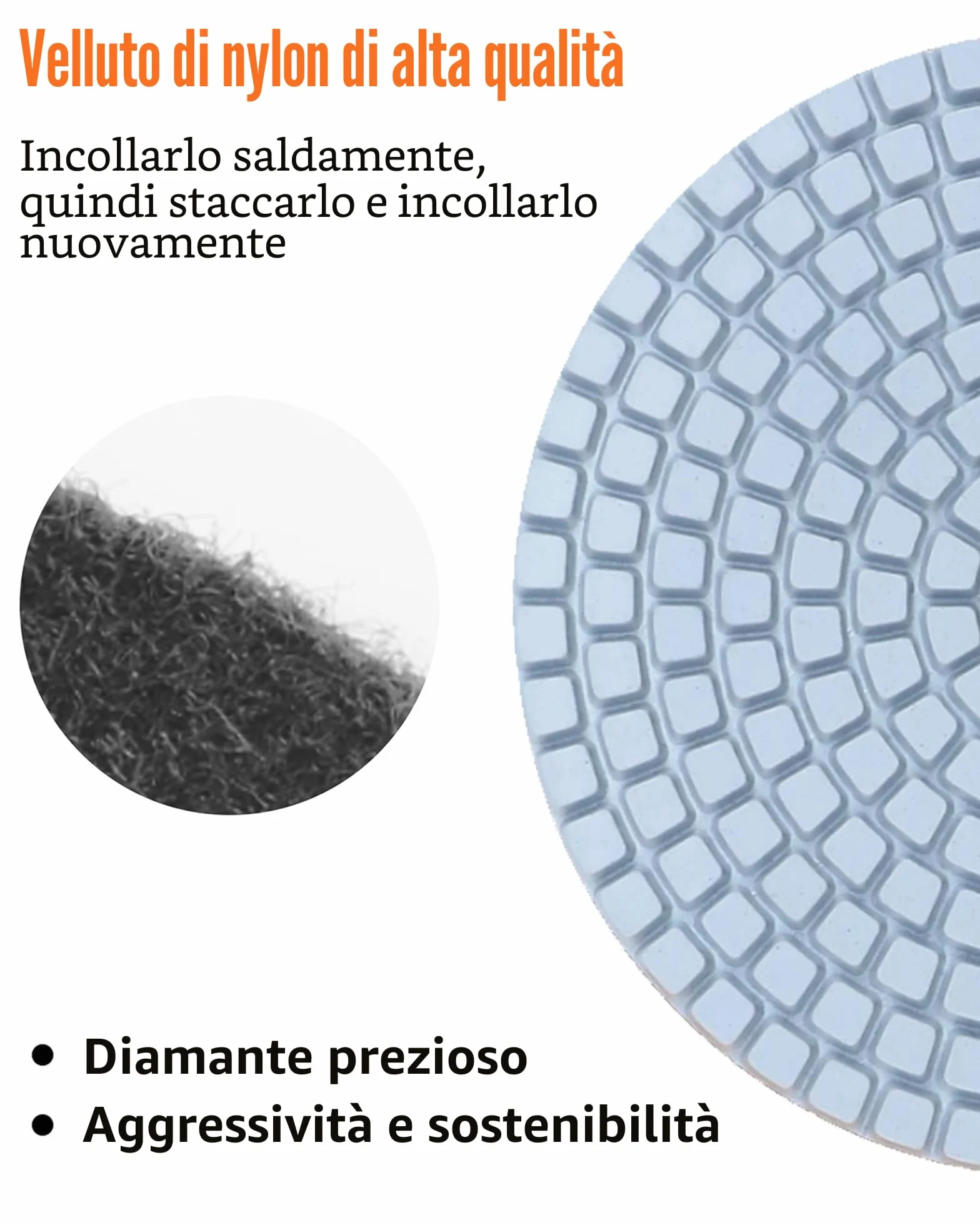 Zestaw 14 Pezzi Dischi Diamantati 100 mm M14 do Marmo Lucidatura a Umido/Secco
