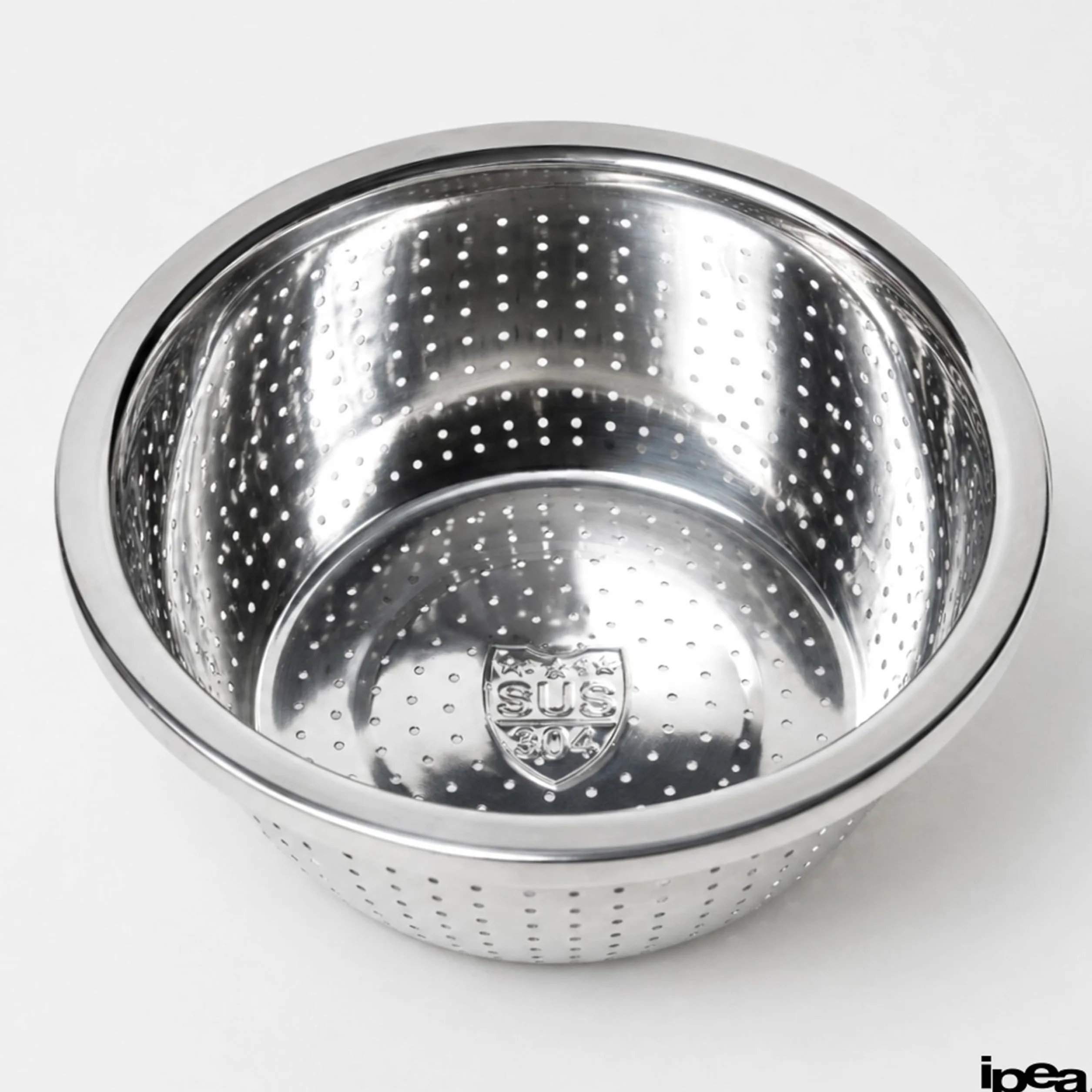 Scolapasta 24 cm Acciaio Inox Professionale - Colapasta per Pasta e Verdura - Lavastoviglie
