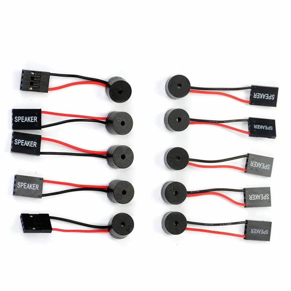 DollaTek 10Pcs Cicalino di allarme del BIOS dell'altoparlante piezoelettrico interno della scheda madre del PC per il case del computer fai-da-te