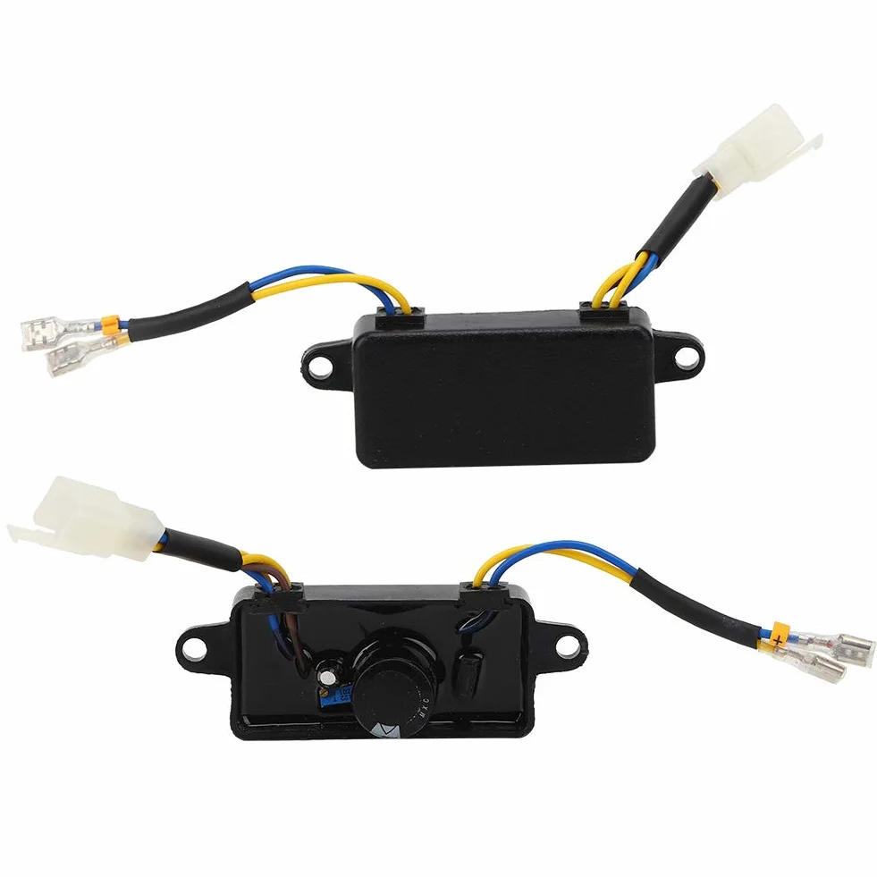 Regolatore di Tensione, Automatico AVR 250V 220UF 6 Fili per Generatore 1-3KW Distanza Tra i Fori 10 cm / 3,9 Pollici