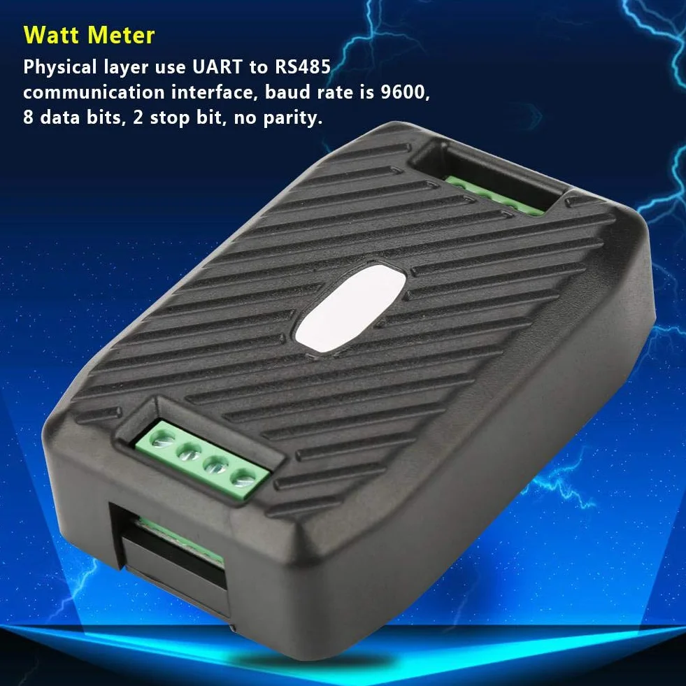 PZEM-017 Scatola di comunicazione CC Interfaccia Modbus 0-300V 300A Shunt Cavo USB Tensione Corrente Potenza Consumo energetico Misuratore(PZEM-017+50A+USB)