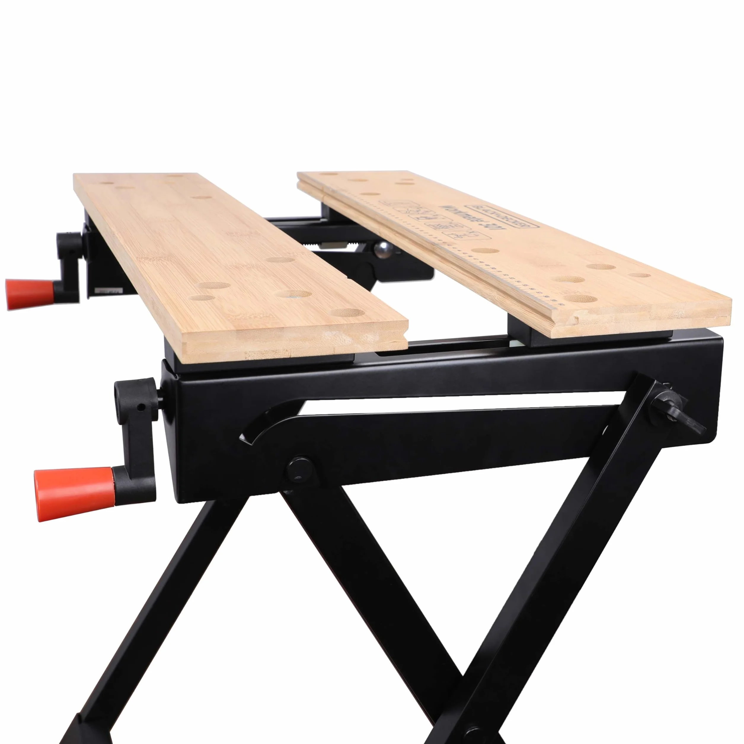 BLACK+DECKER, Banco da Lavoro Workmate, Black/Wood, 15.5 x 84 x 12.5 cm. WM301-XJ