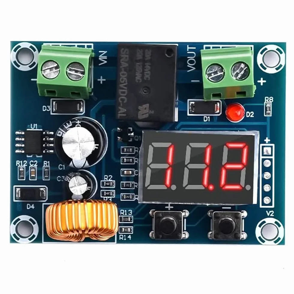 Heemol Monitor per Batterie XH-M609 DC12V-36V Modulo di Protezione da Sovrascarica Della Batteria,Moduli Caricabatterie Sottotensione,Spegnimento Automatico a Bassa Tensione