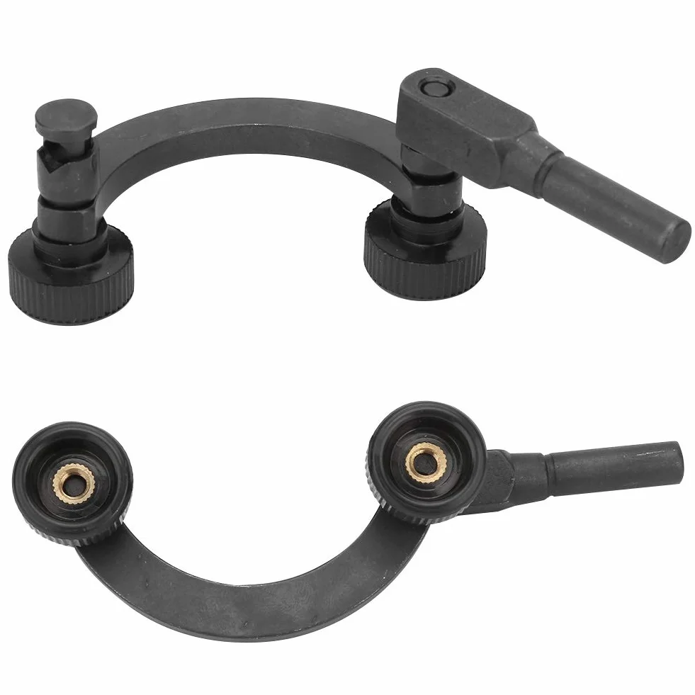 Supporto per indicatore del quadrante digitale, supporto per indicatore del quadrante di prova a combinazione semicircolare da 8 mm, indicatore del quadrante di connessione di prova per lavori di misu