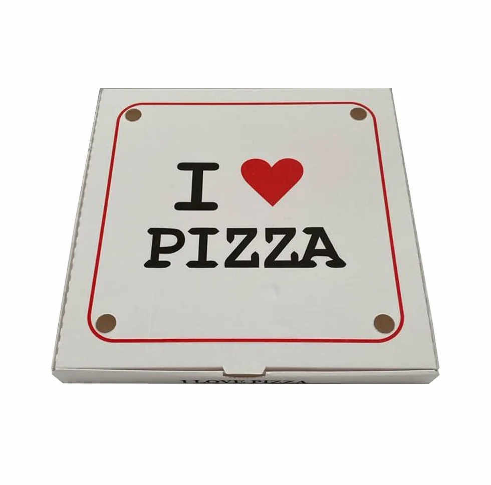VVV Scatole Pizza 33x33 h 3,5 cm Chiusura Americana Cartone Porta Pizza Termico da Asporto