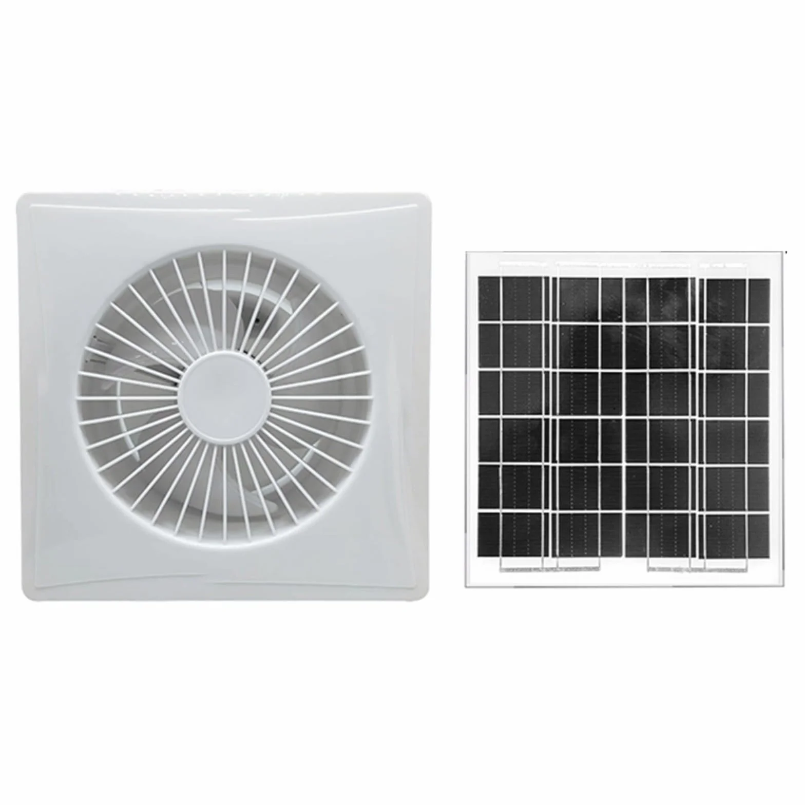 FACAIIO Pannello solare ventola 12V 8W anti-zanzare valvola di ritegno scarico per serre capannoni