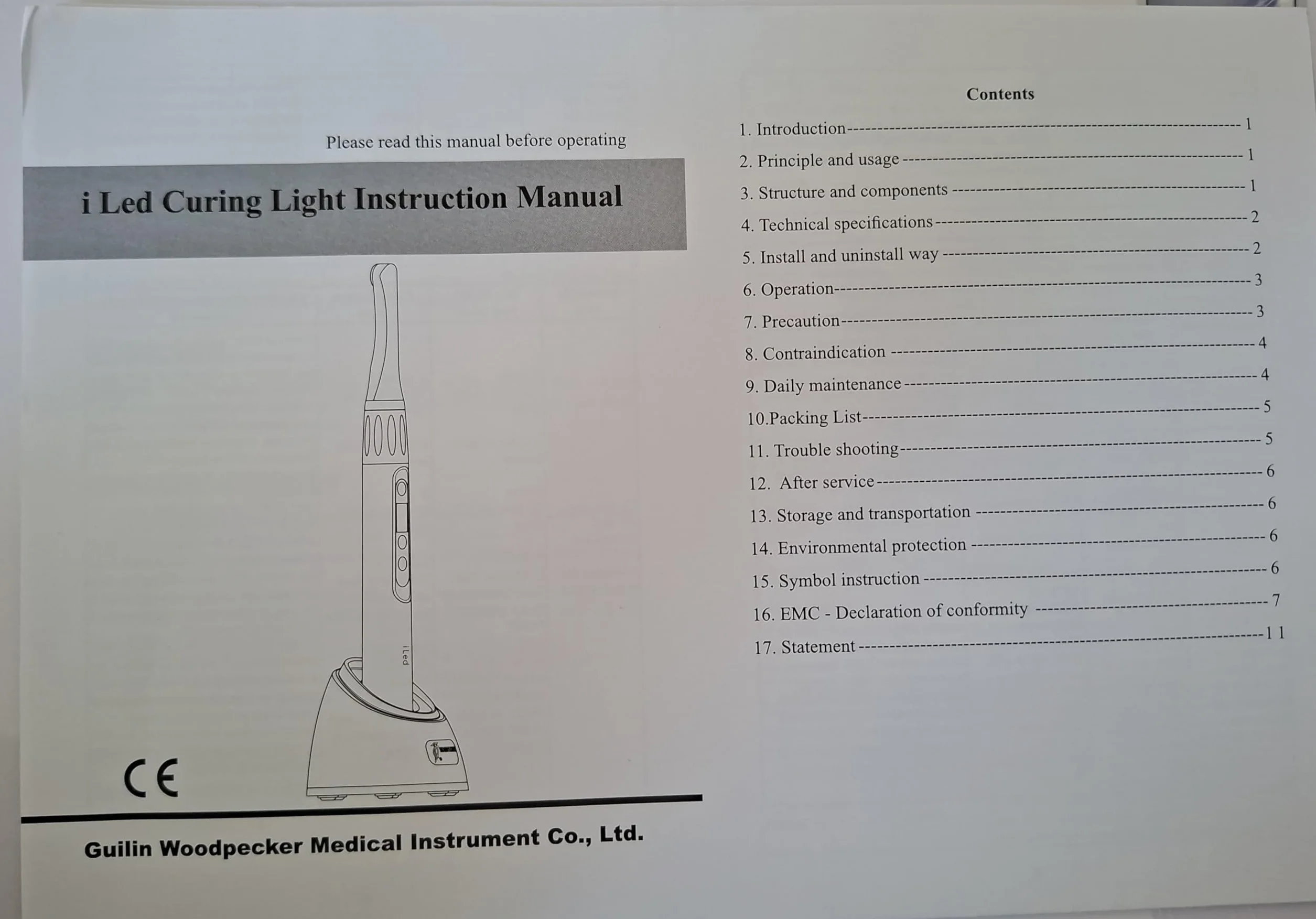 Woodpecker iLed MAX DTE Curing Light White/Purple Original 1 sec one Cure